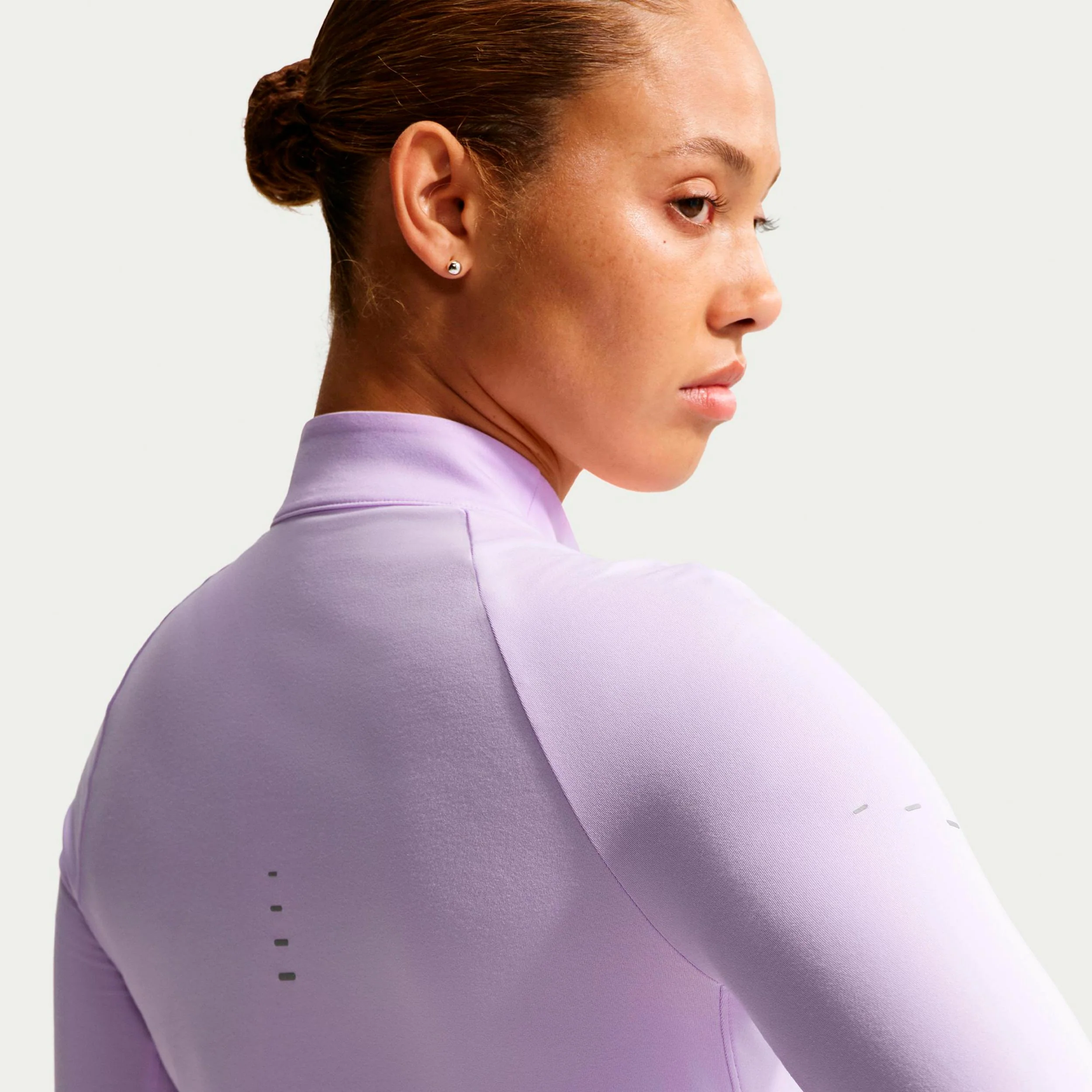 Swift Laufshirt Damen - lila, silber - Image 4