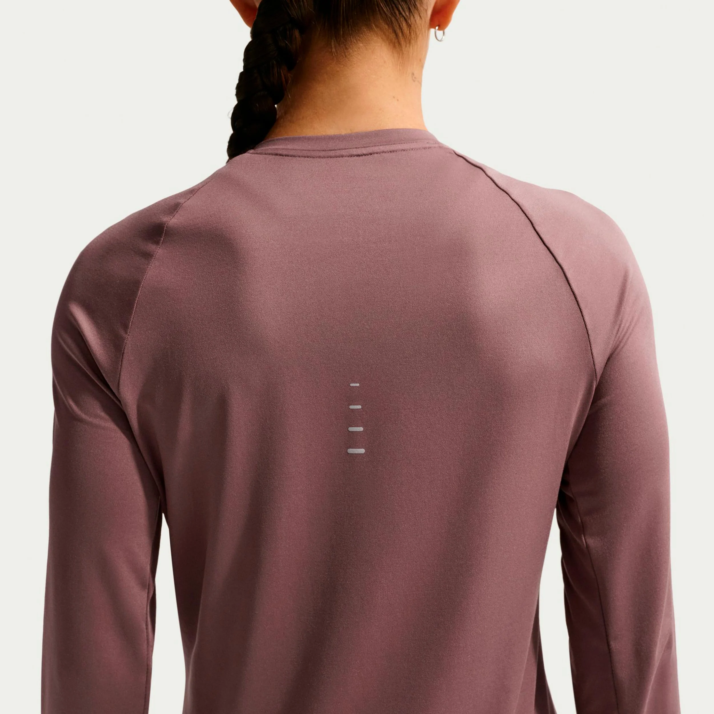 Swift Laufshirt Damen - mauve, silber - Image 4