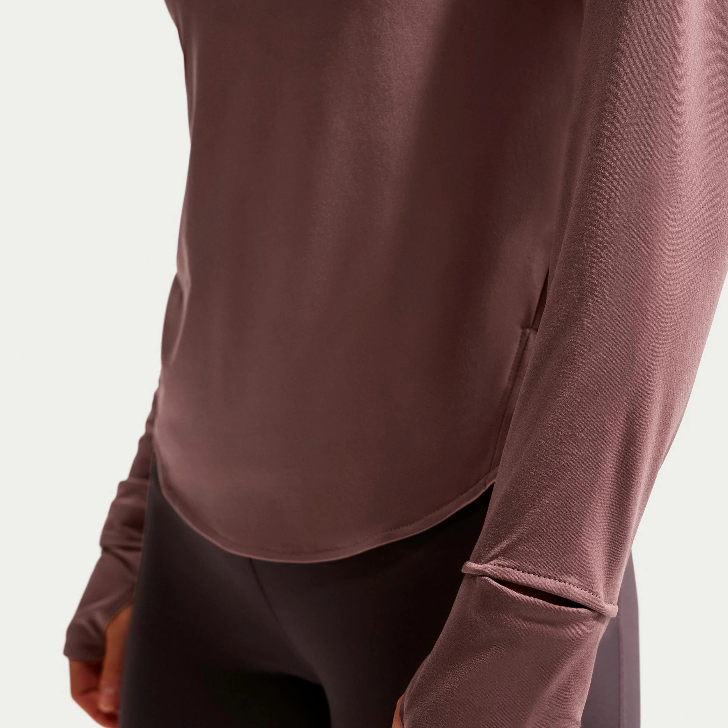 Swift Laufshirt Damen - mauve, silber - Image 6