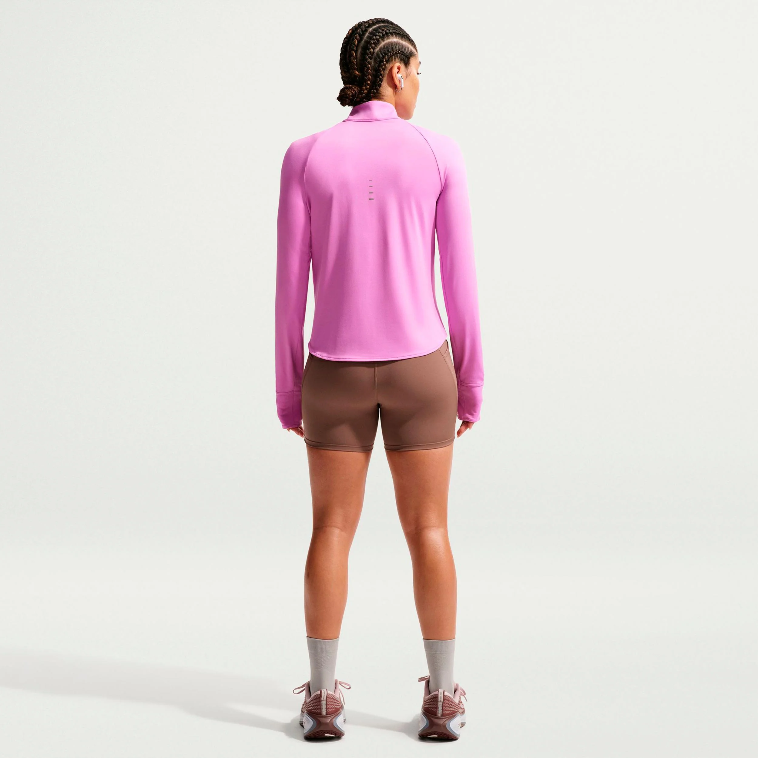 Swift Laufshirt Damen - pink, silber - Image 3