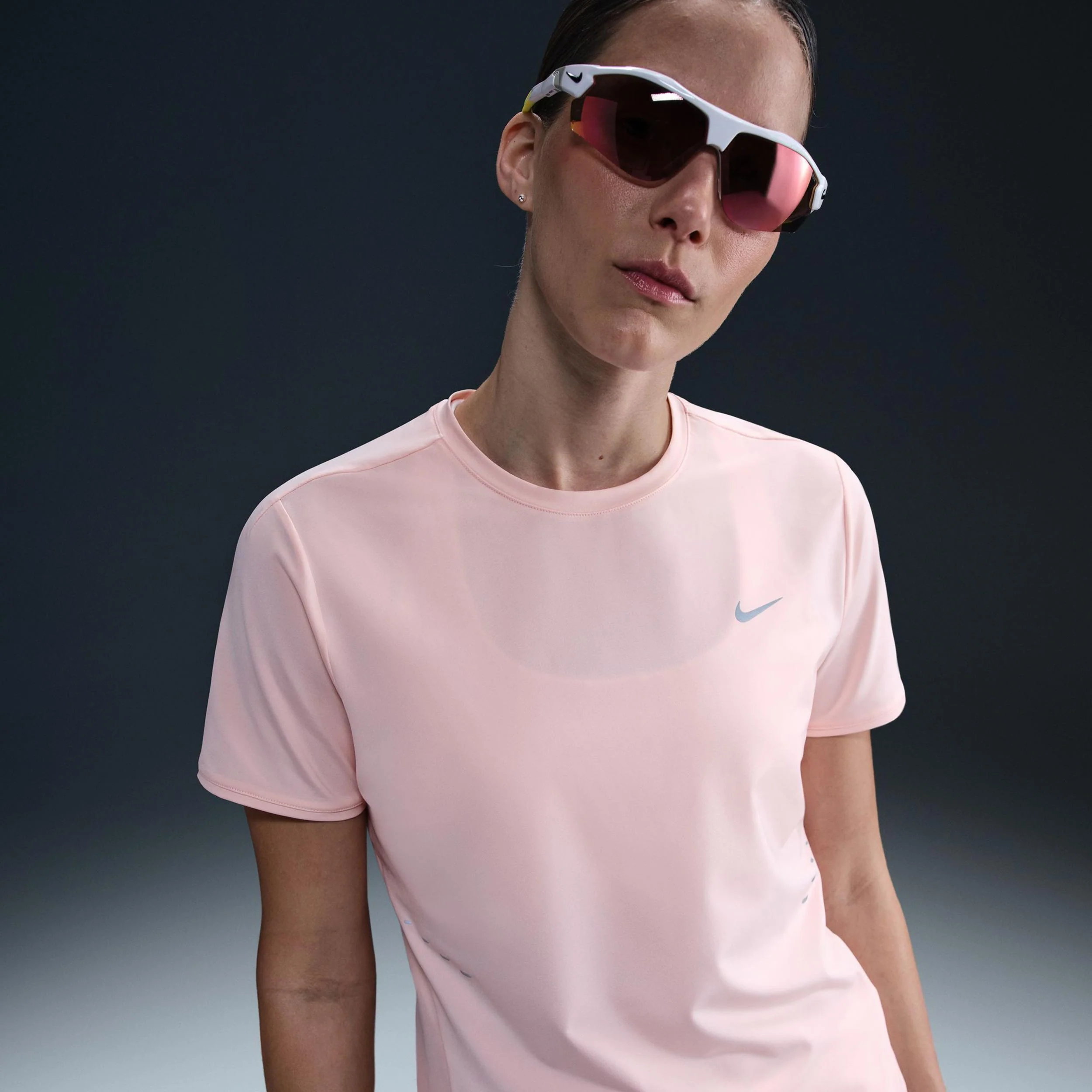 Swift Laufshirt Damen - rosa - Image 8