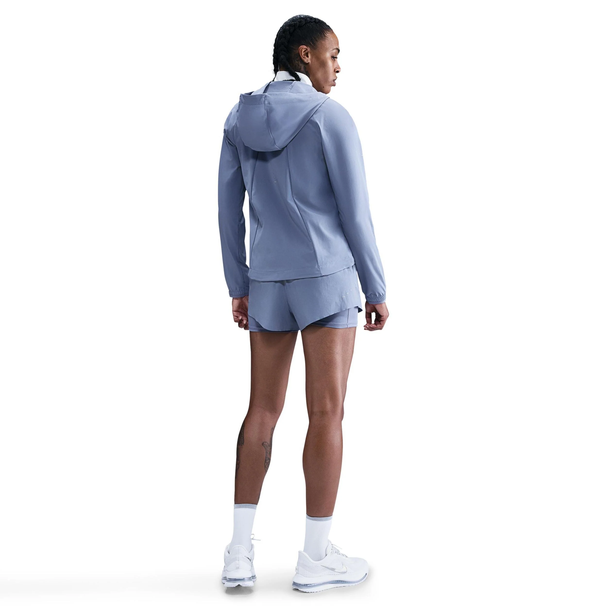 Swift Laufshorts Damen - blaugrau, silber - Image 3