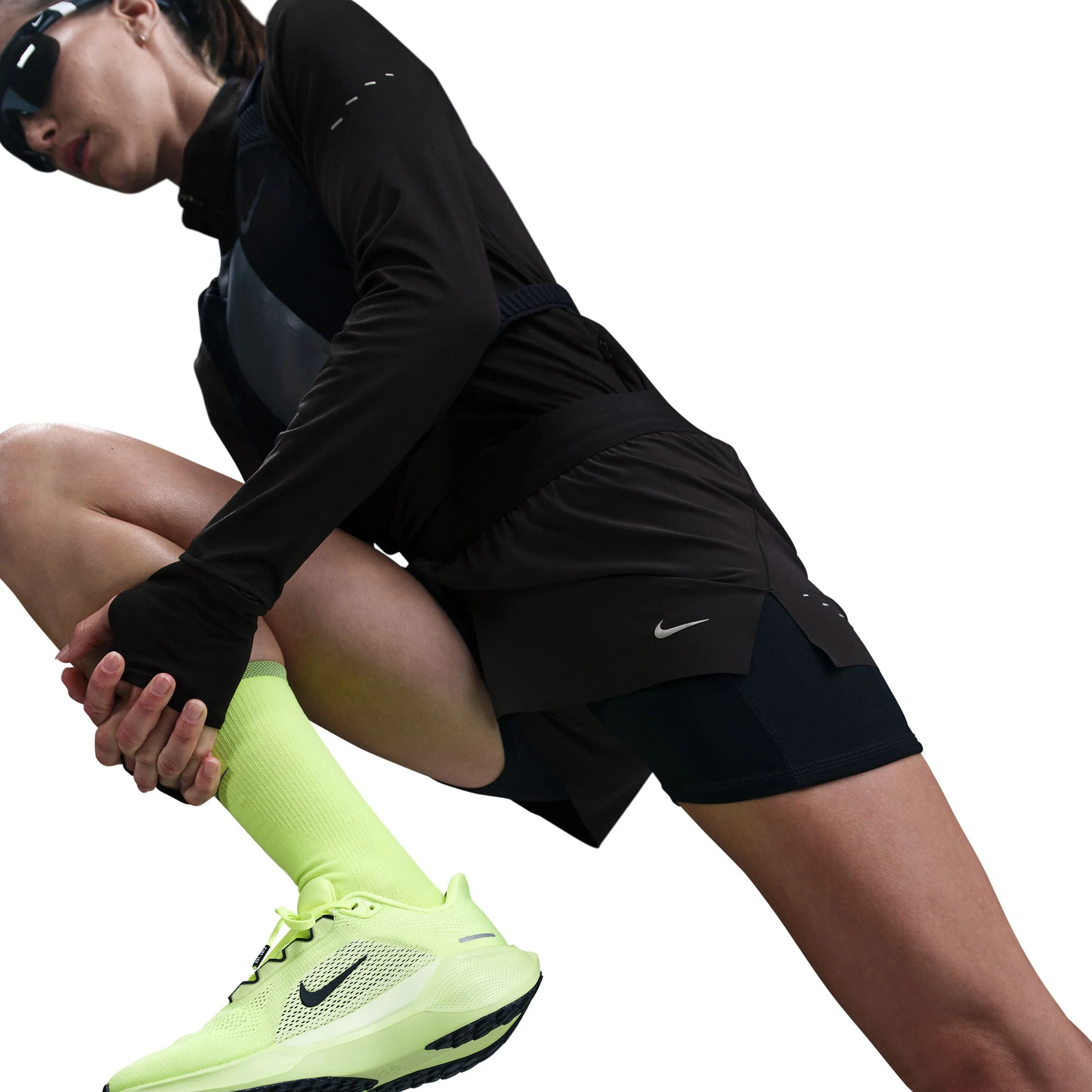 Swift Laufshorts Damen - schwarz - Image 10