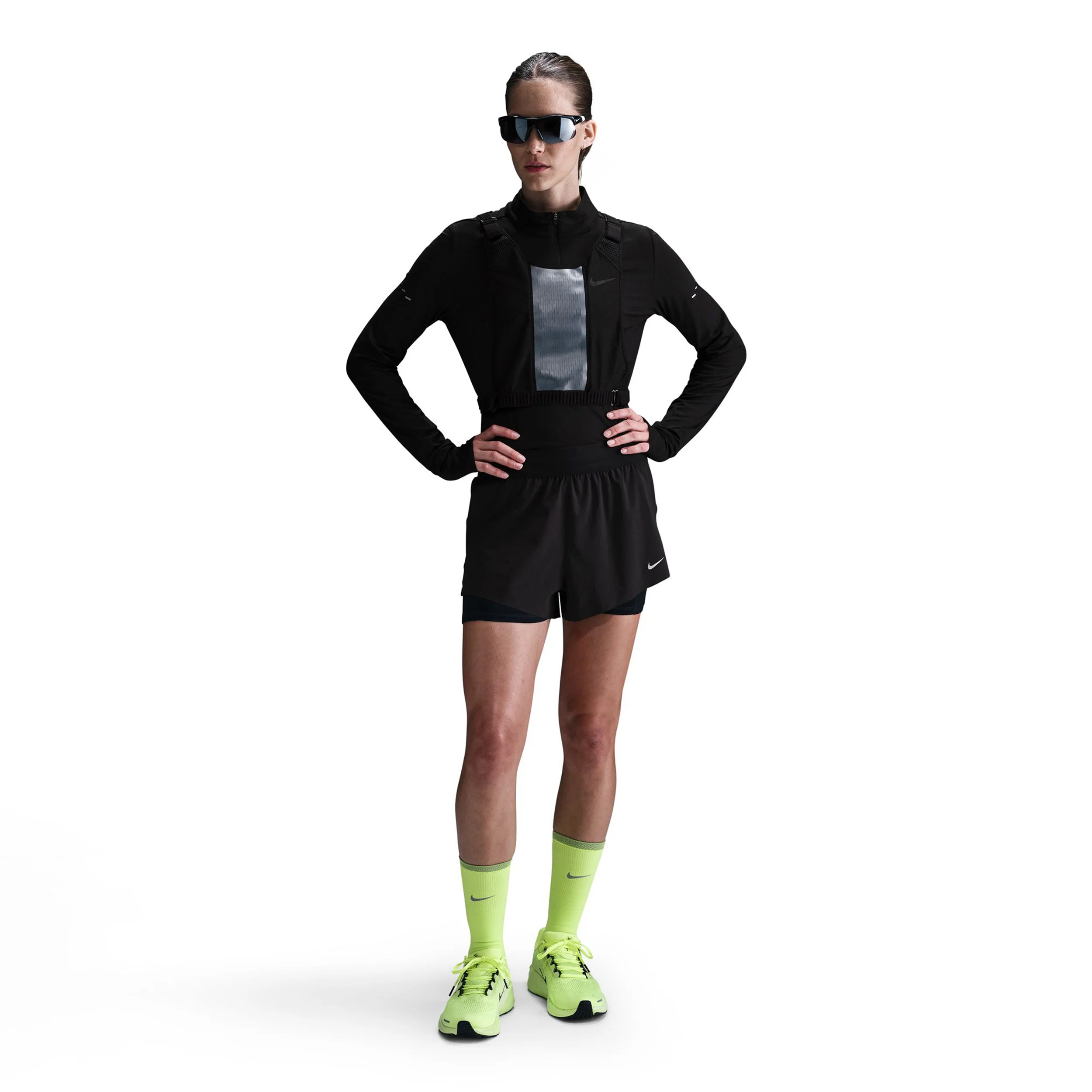 Swift Laufshorts Damen - schwarz - Image 6