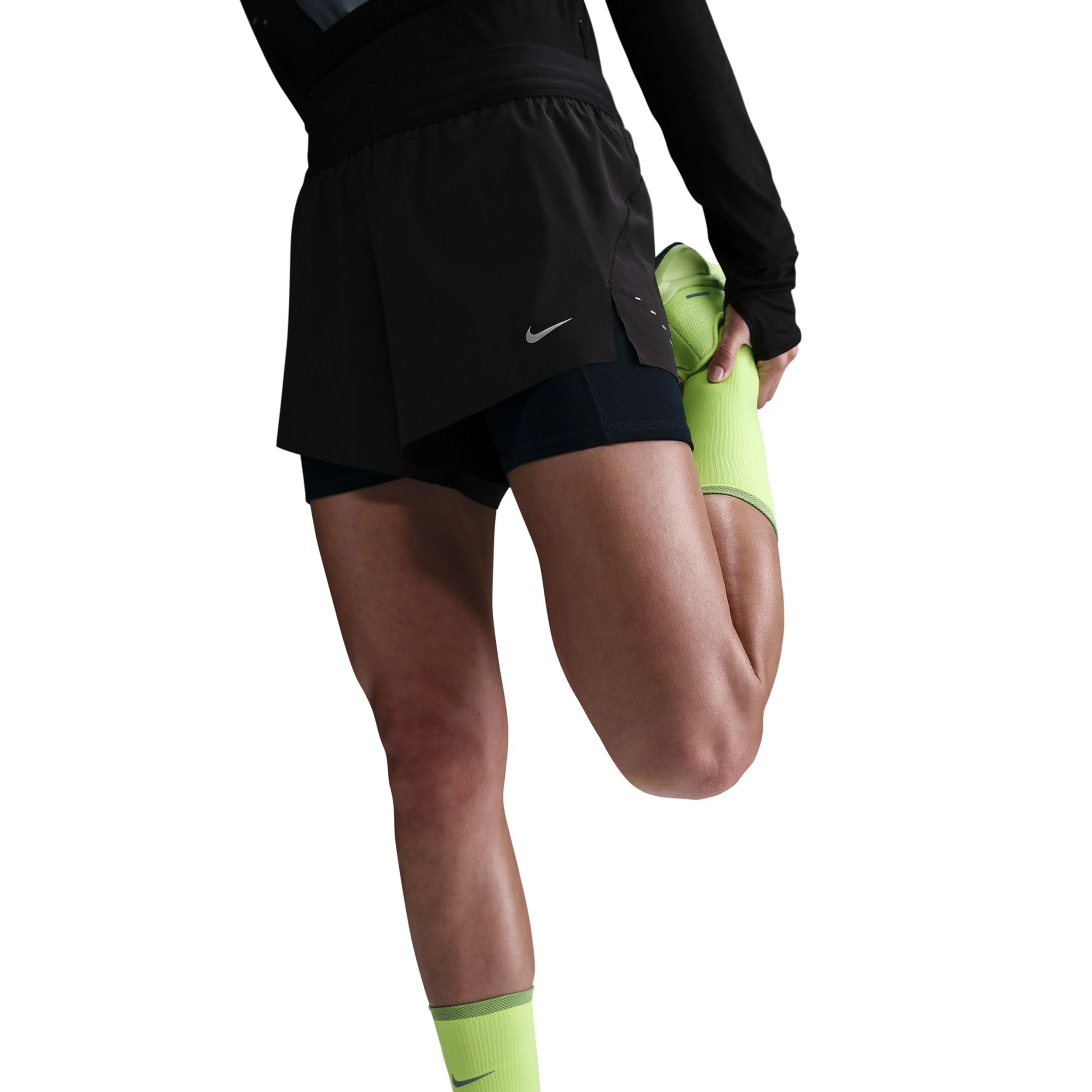 Swift Laufshorts Damen - schwarz - Image 8
