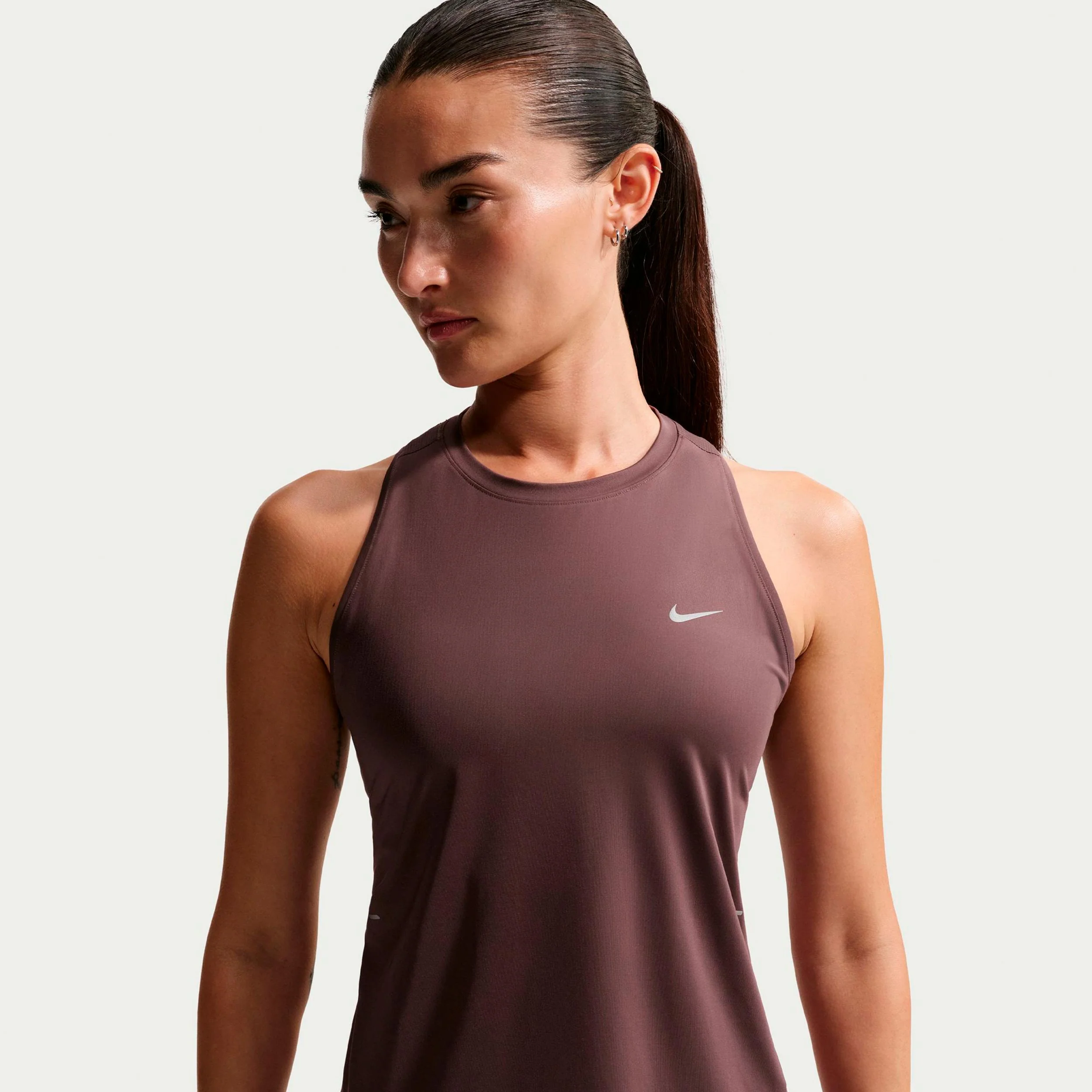 Swift Lauftop Damen - mauve, silber