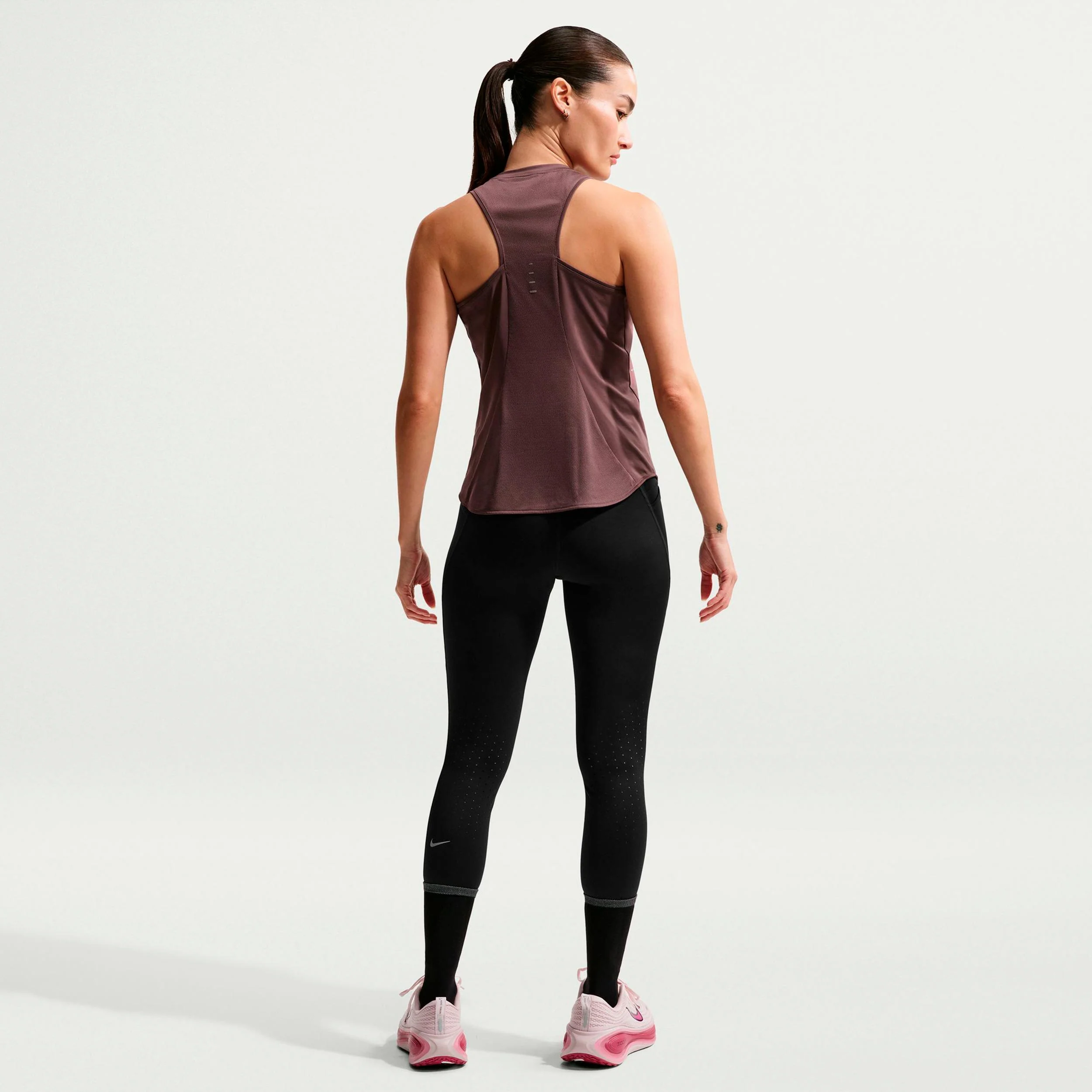 Swift Lauftop Damen - mauve, silber - Image 3