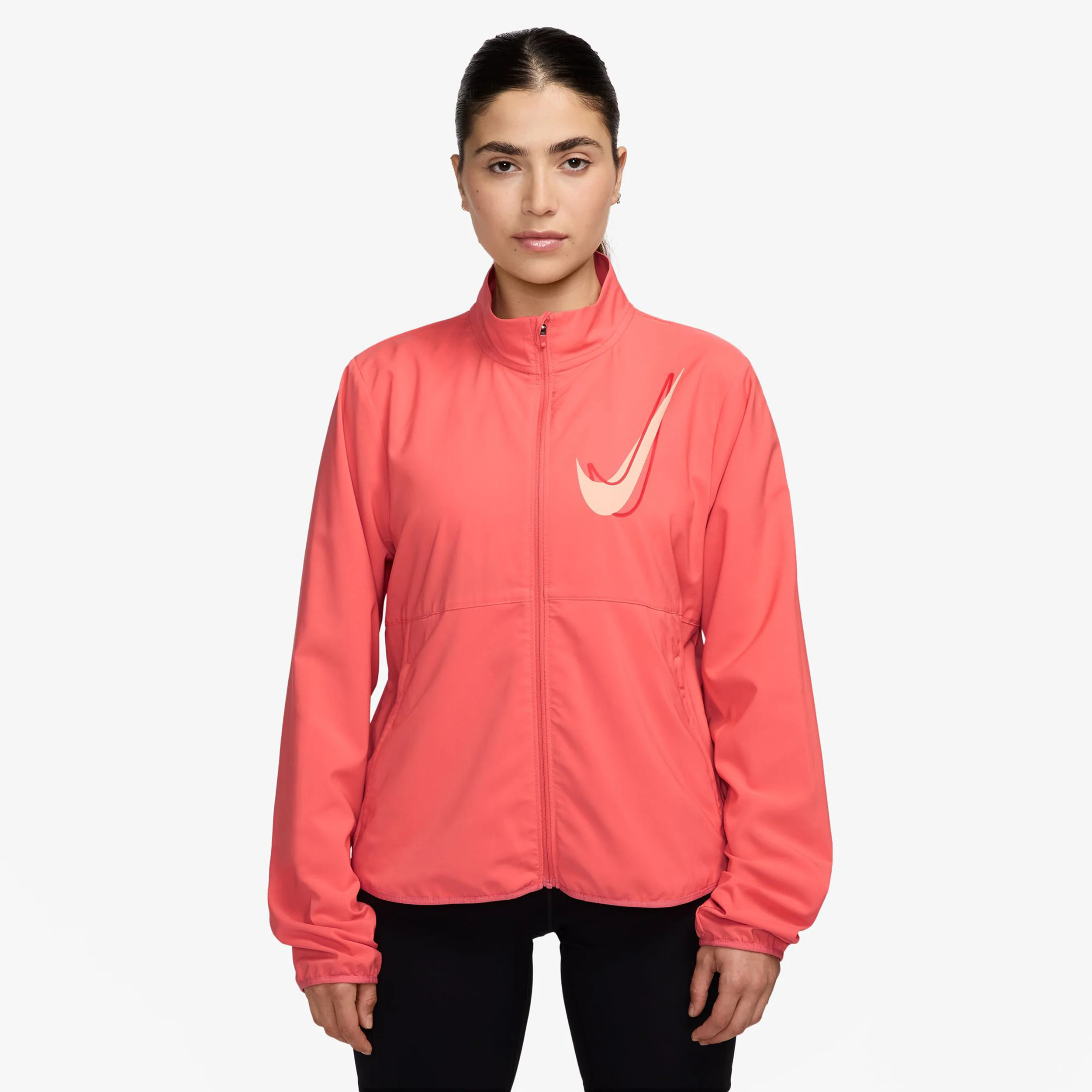 Swoosh Laufjacke Damen-Berry - Image 6