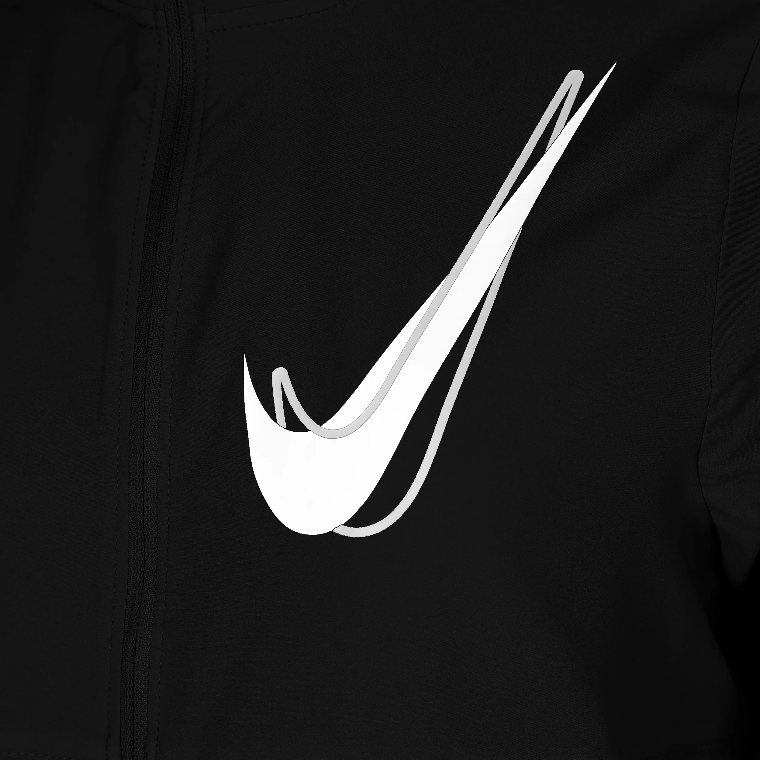 Swoosh Laufjacke Damen-Schwarz - Image 3