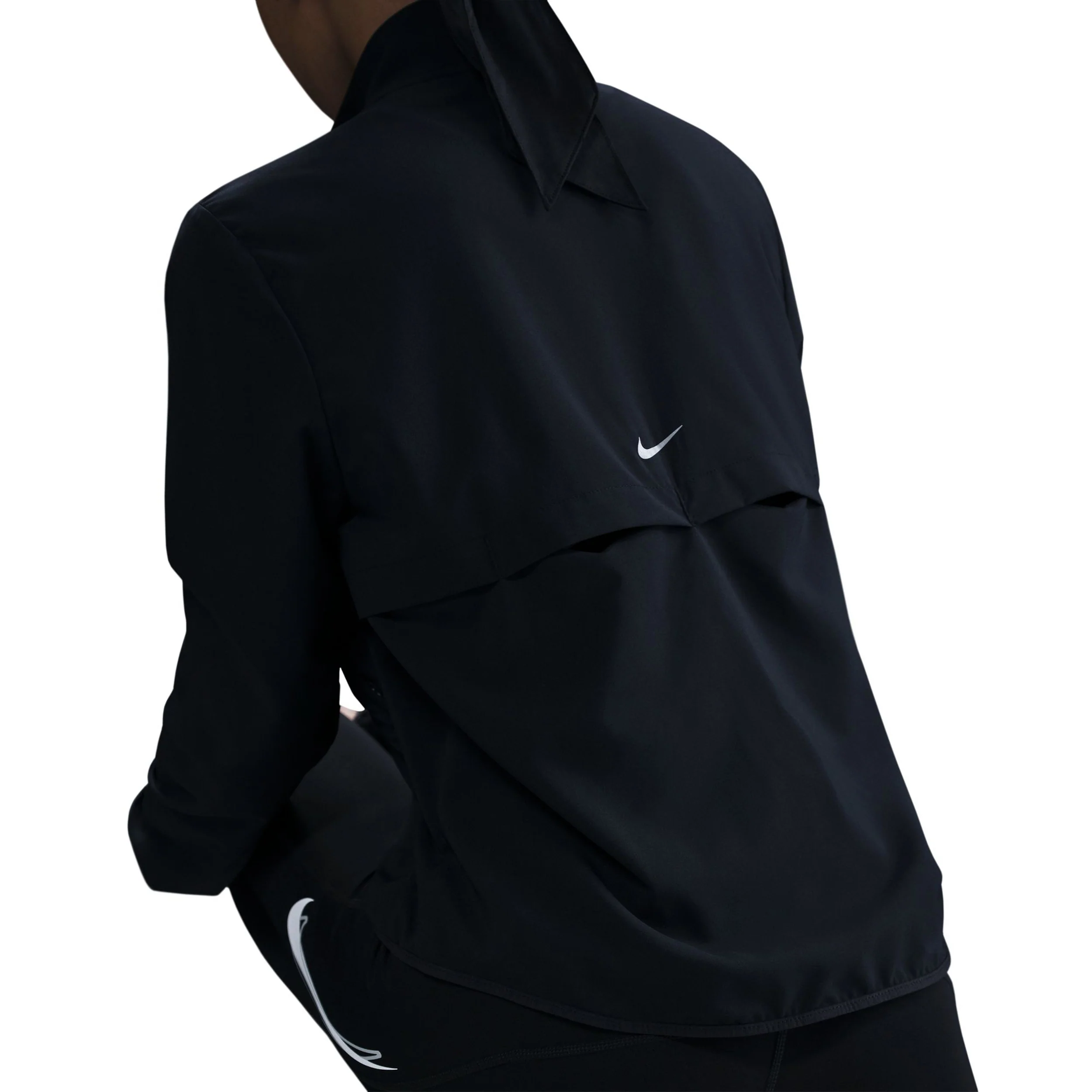Swoosh Laufjacke Damen-Schwarz - Image 9