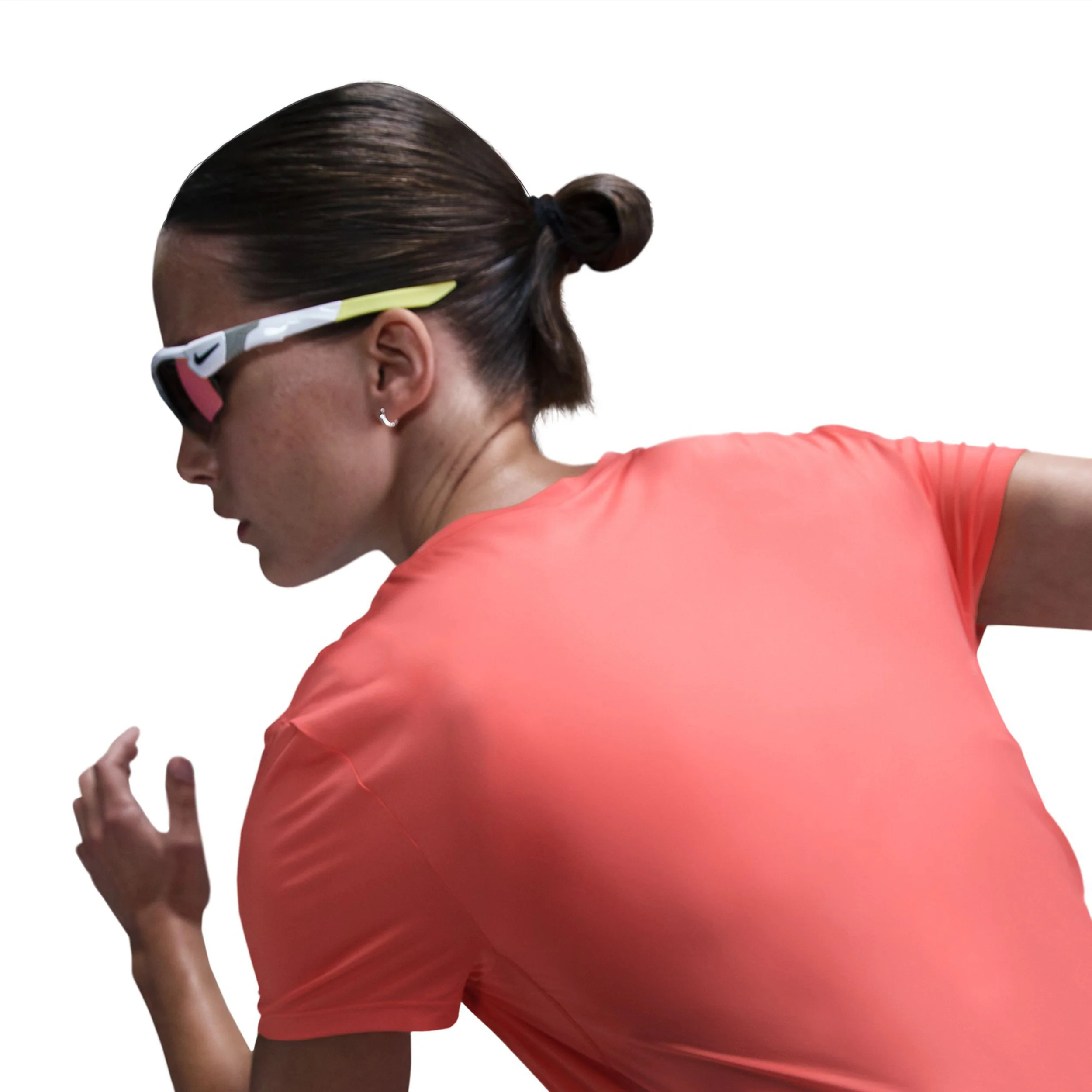 Swoosh Laufshirt Damen-Koralle - Image 7