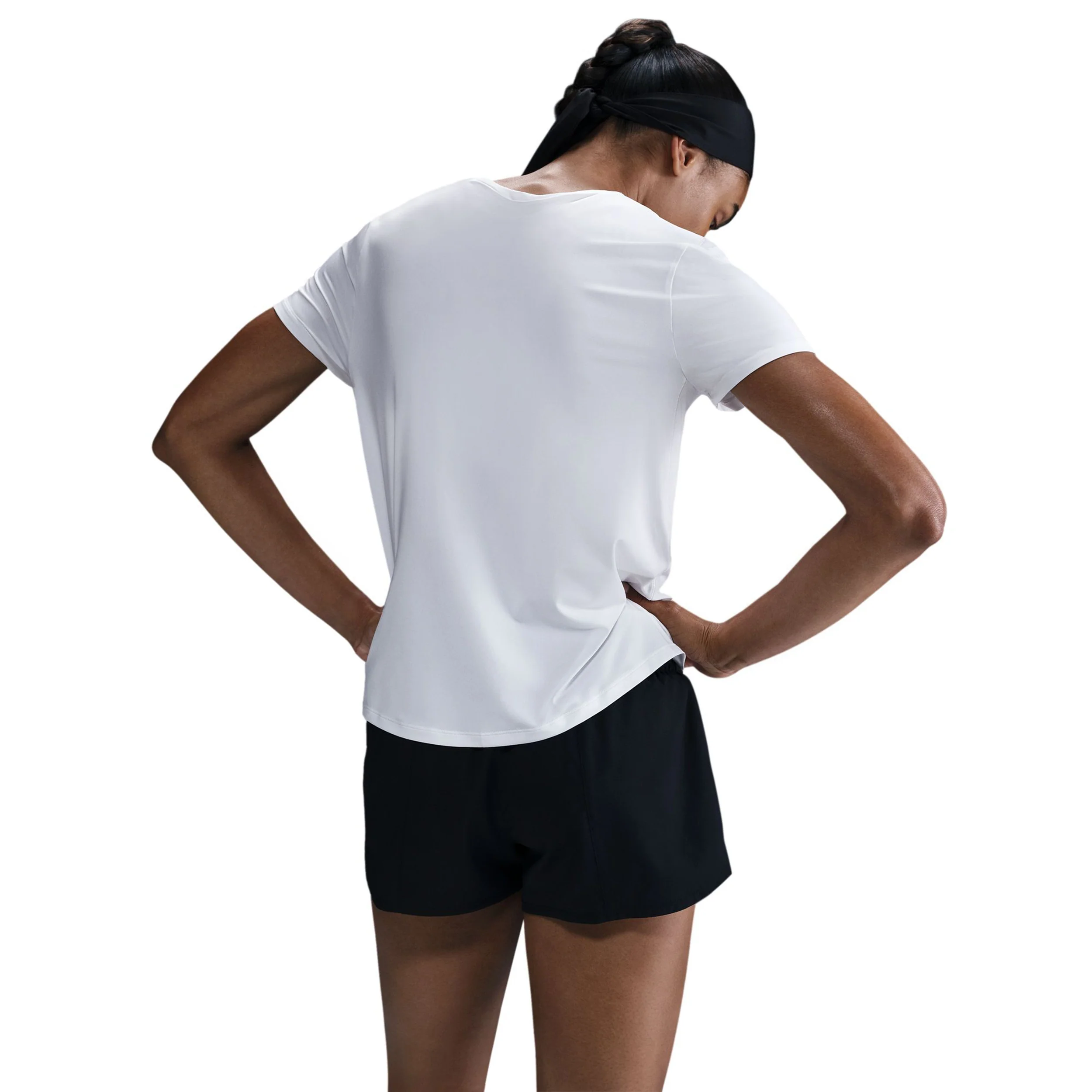 Swoosh Laufshirt Damen-Weiß - Image 2
