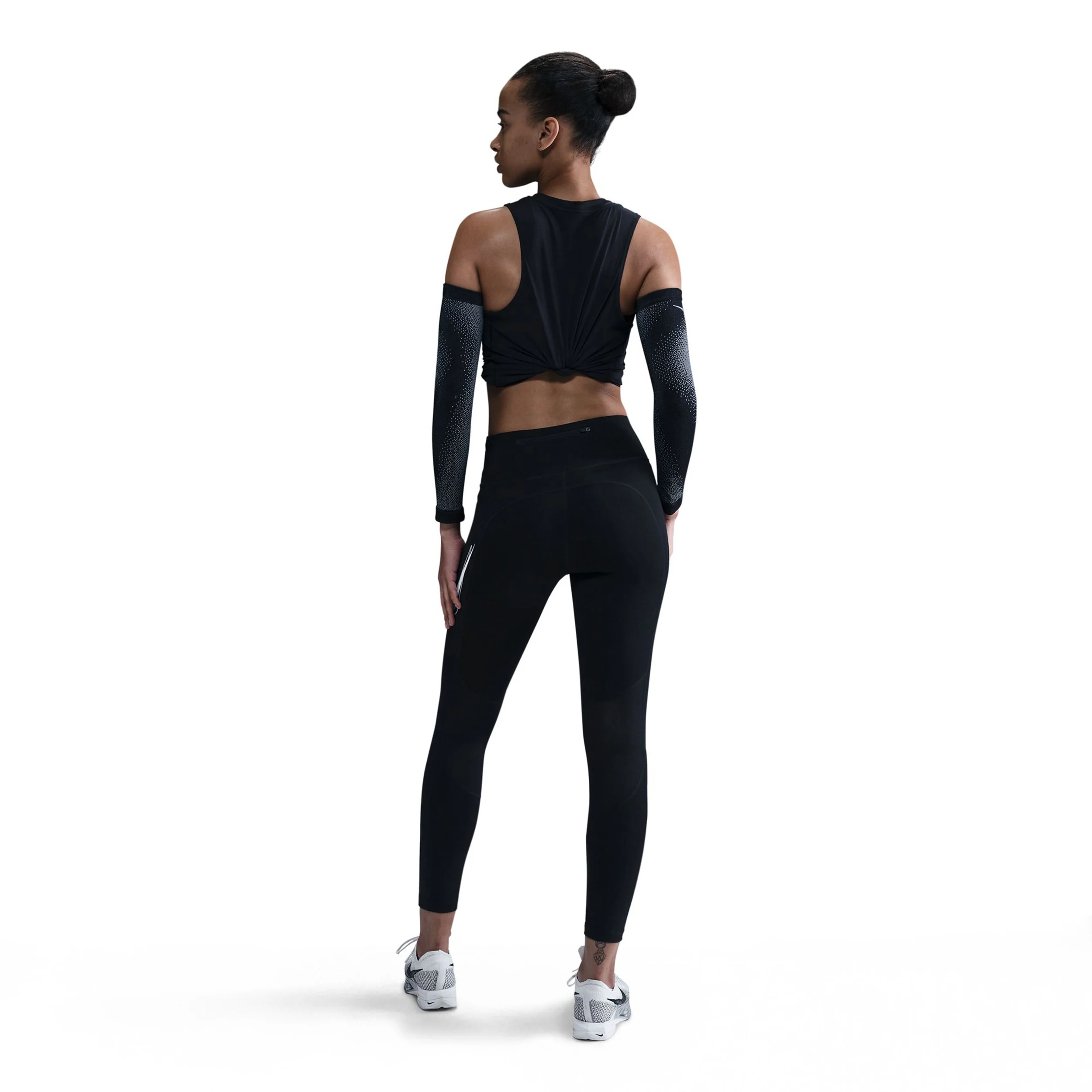 Swoosh Lauftight Damen-Schwarz - Image 7