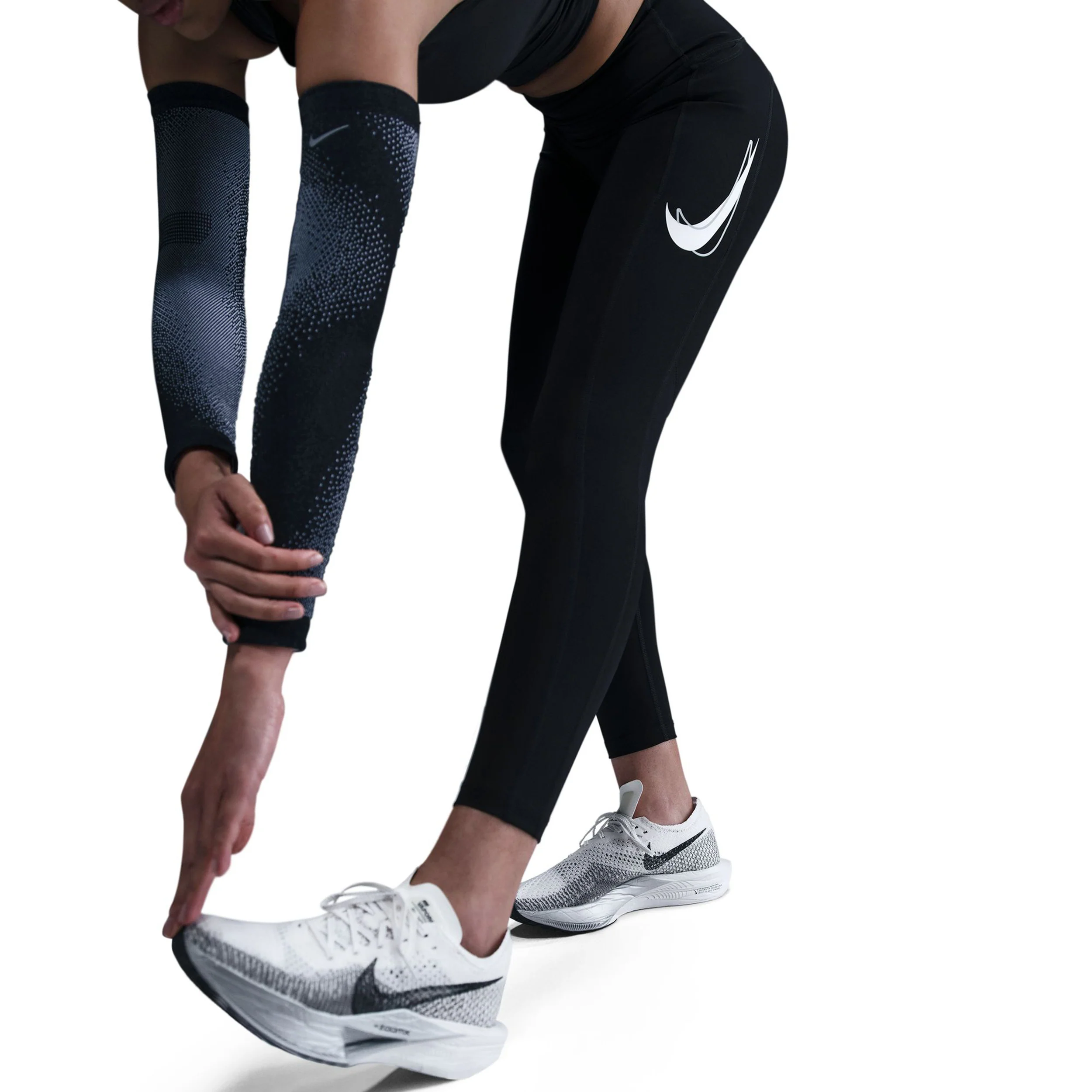 Swoosh Lauftight Damen-Schwarz - Image 8
