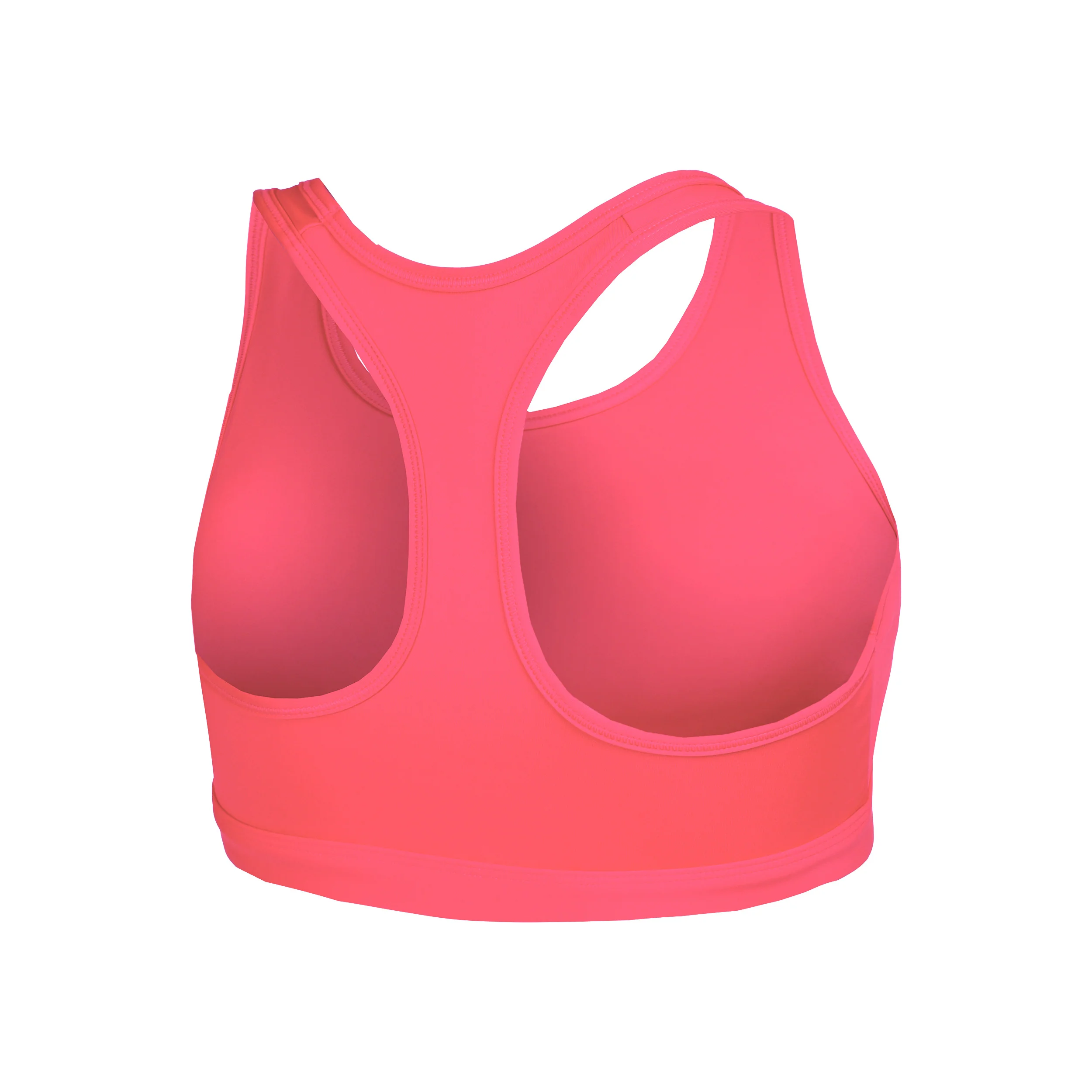 Swoosh MED Support Bra Sport-BH Damen-Pink,Weiß - Image 2
