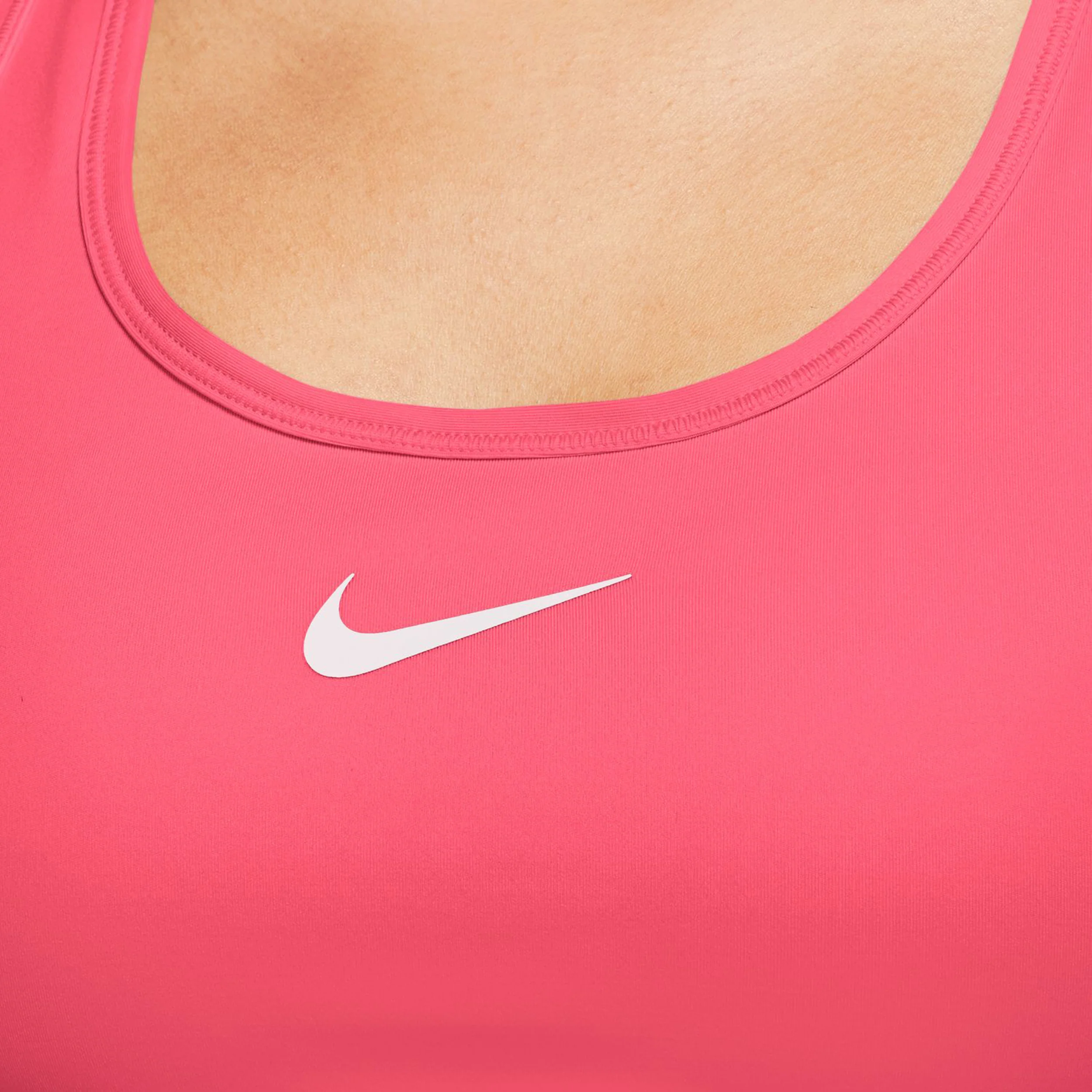 Swoosh MED Support Bra Sport-BH Damen-Pink,Weiß - Image 6