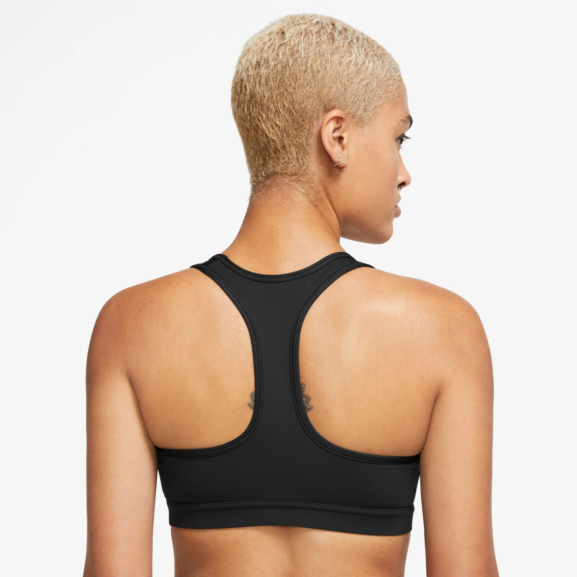 Swoosh Medium Sport-BH Damen-Schwarz - Image 5