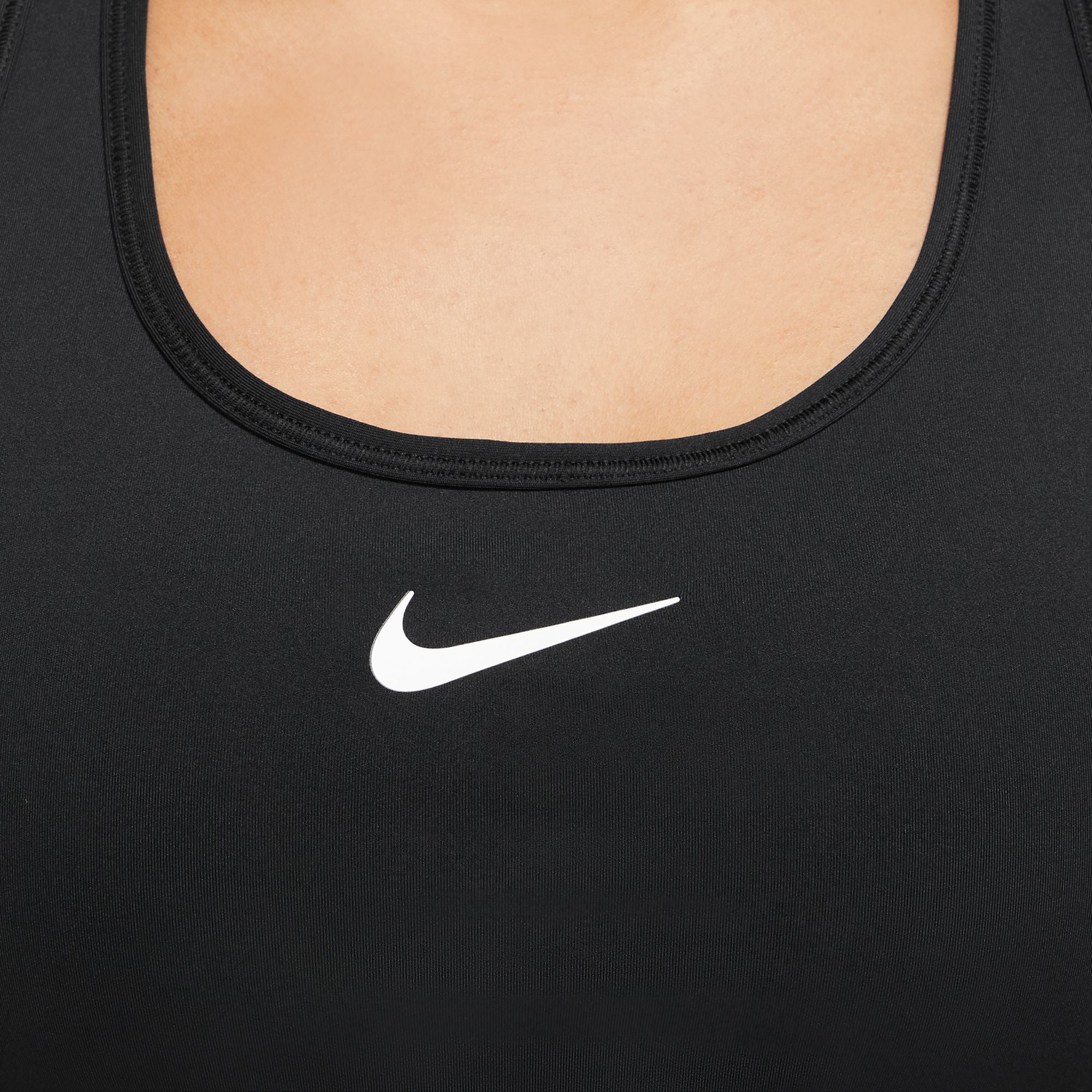 Swoosh Medium Sport-BH Damen-Schwarz - Image 6