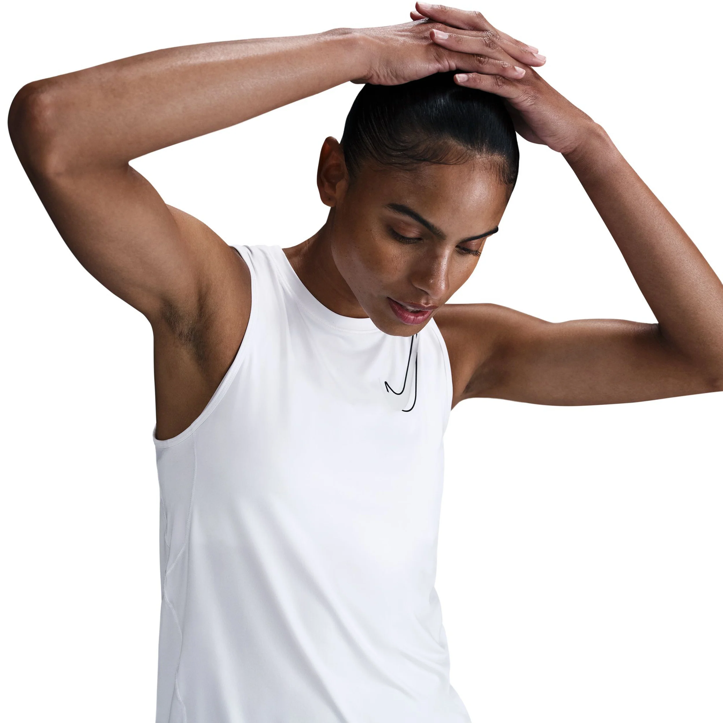 Swoosh Tank-Top Damen-Weiß - Image 6