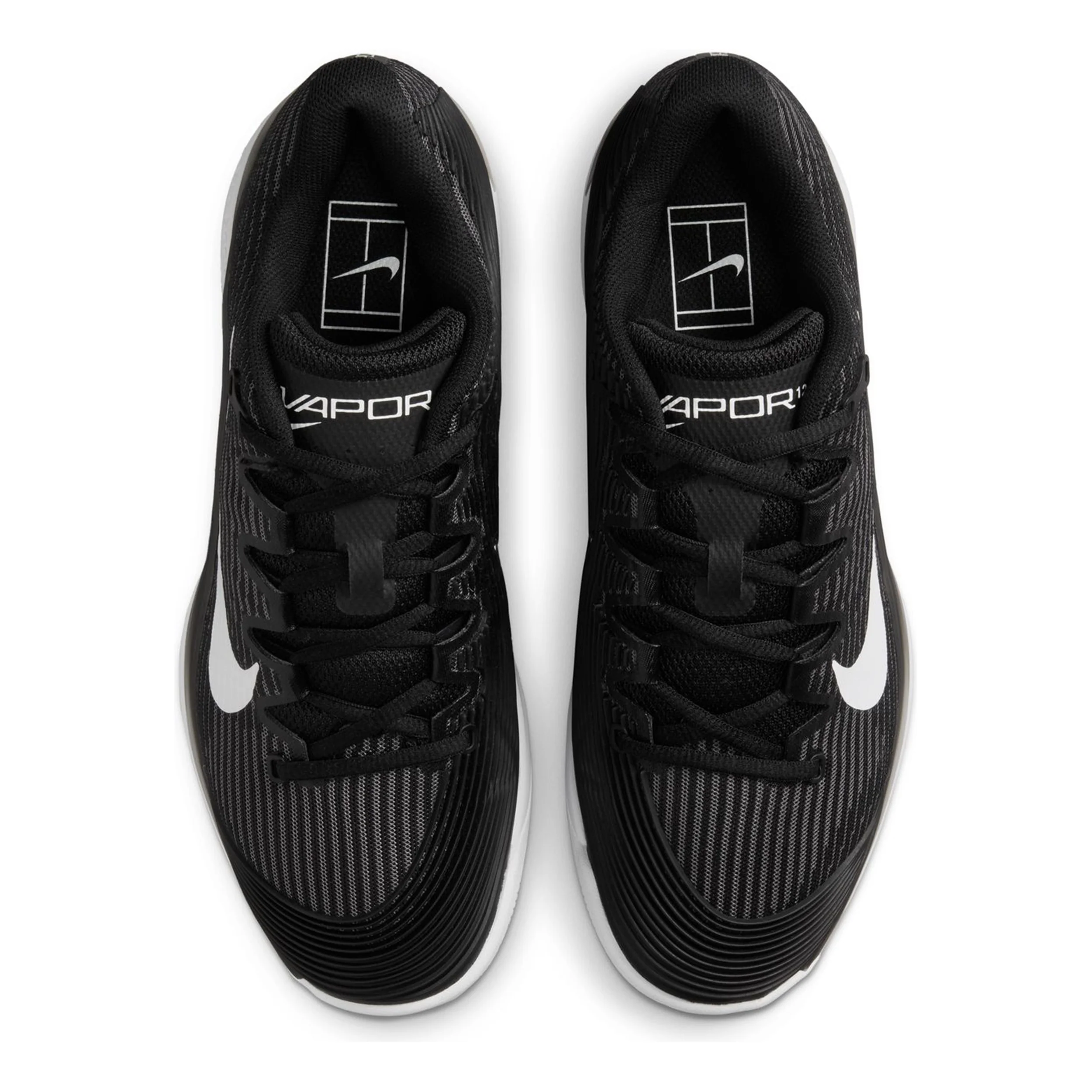 Vapor 12 Allcourtschuh Damen-Schwarz,Weiß - Image 3