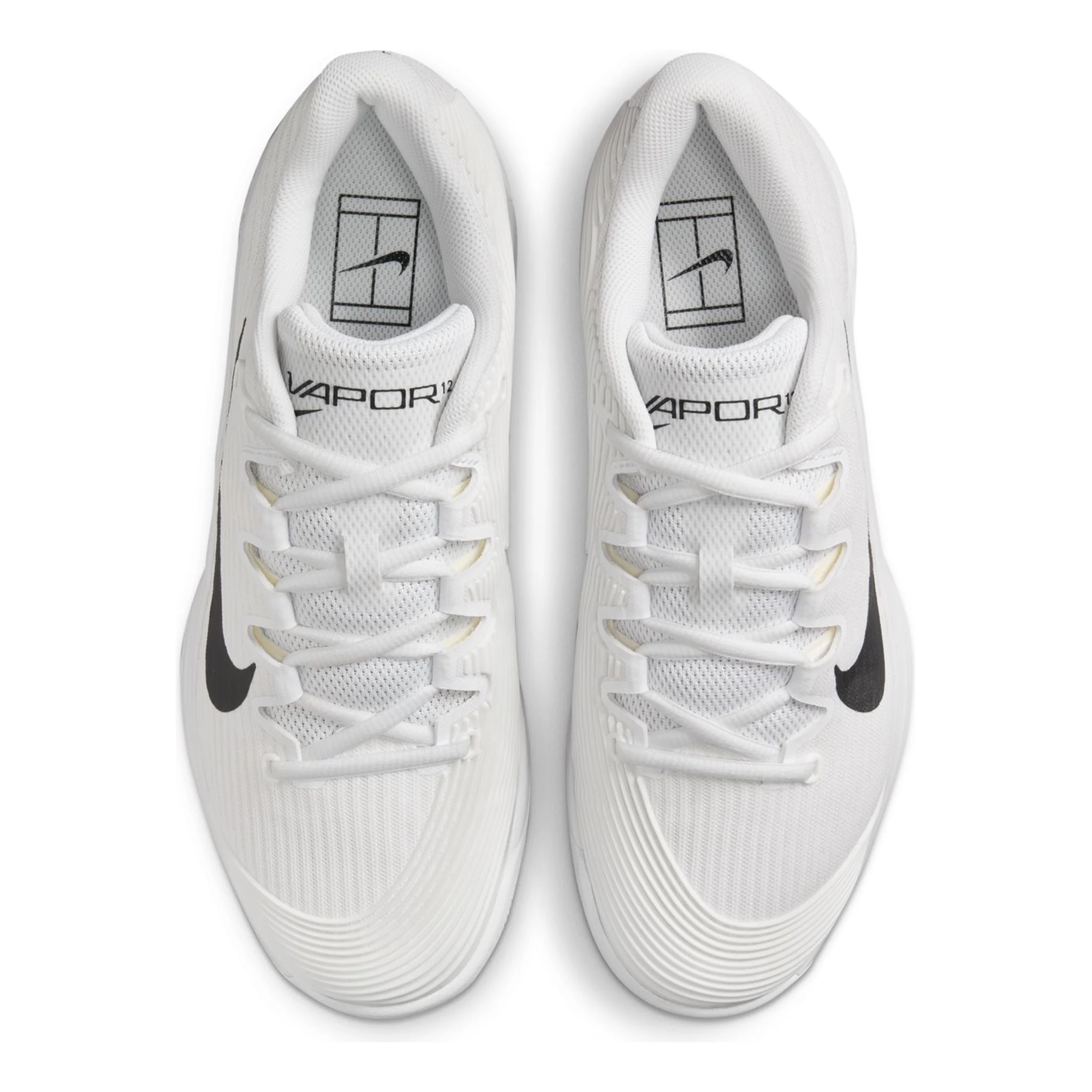 Vapor 12 Allcourtschuh Damen-Weiß,Schwarz - Image 3