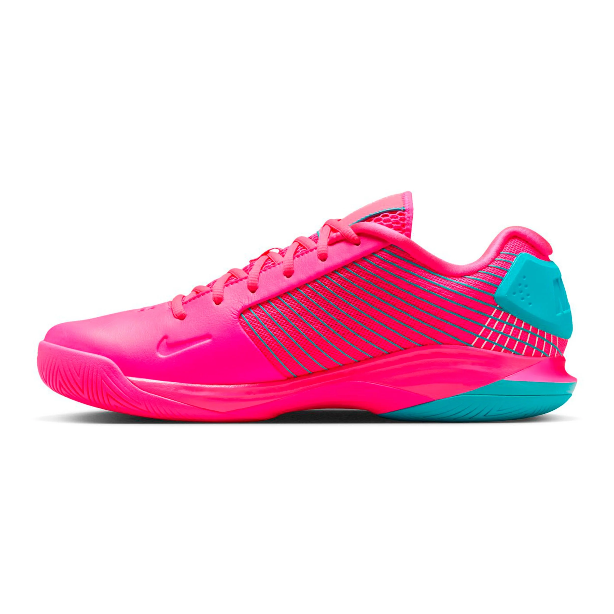 Vapor 12 Hypersmash Allcourtschuh Herren-neonpink, türkis - Image 2