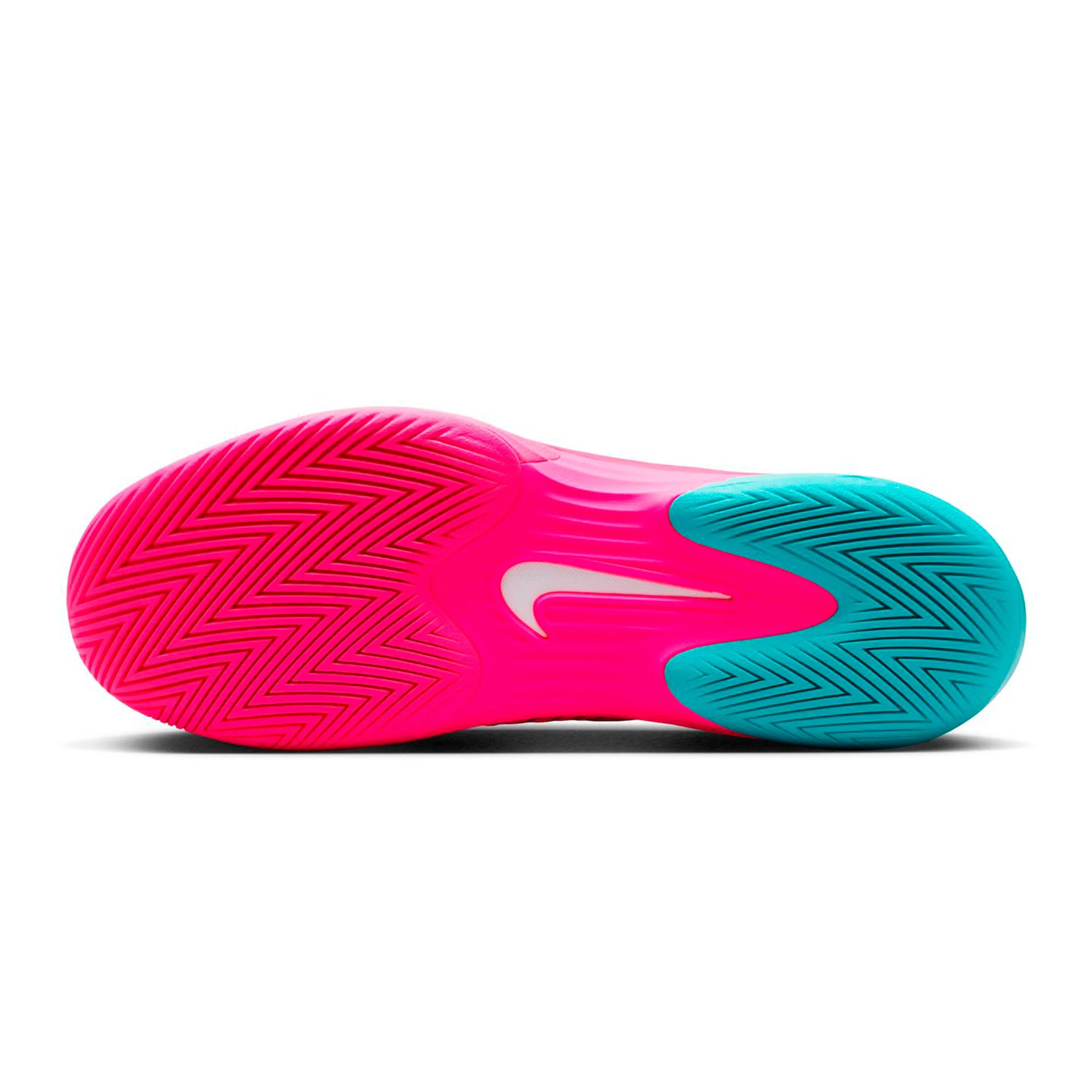 Vapor 12 Hypersmash Allcourtschuh Herren-neonpink, türkis - Image 4