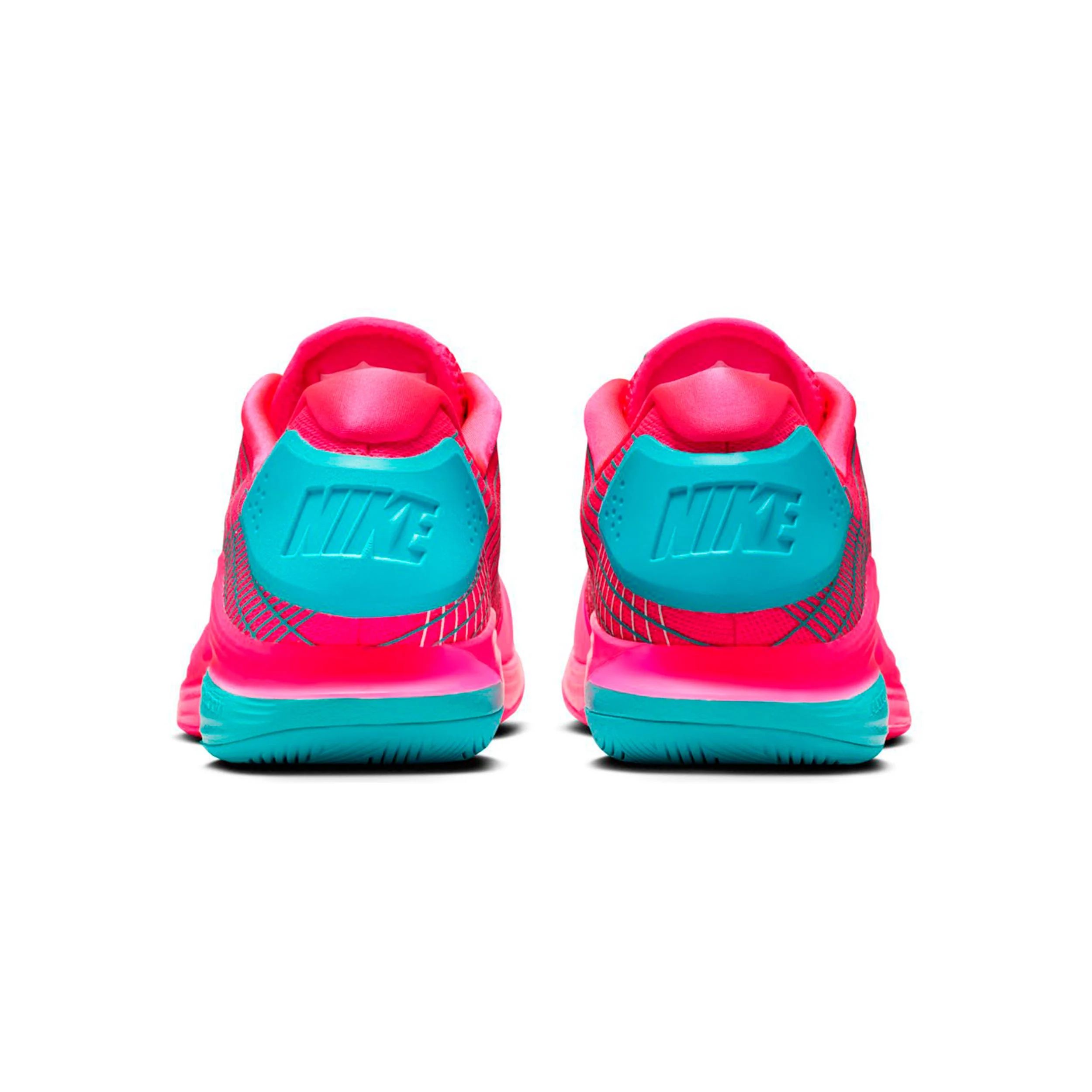 Vapor 12 Hypersmash Allcourtschuh Herren-neonpink, türkis - Image 5
