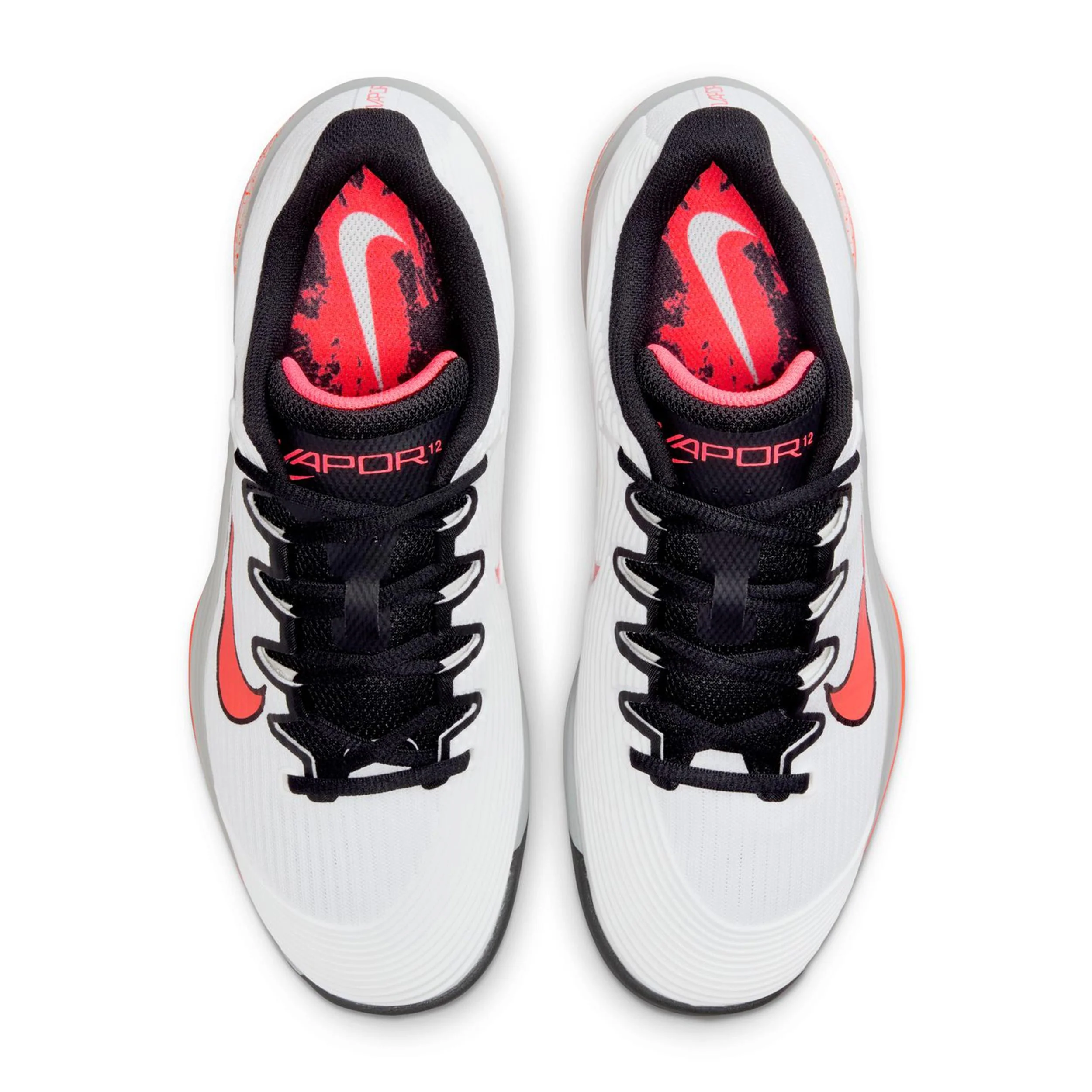 Vapor 12 PRM FO Allcourtschuh Damen - weiß, koralle - Image 3