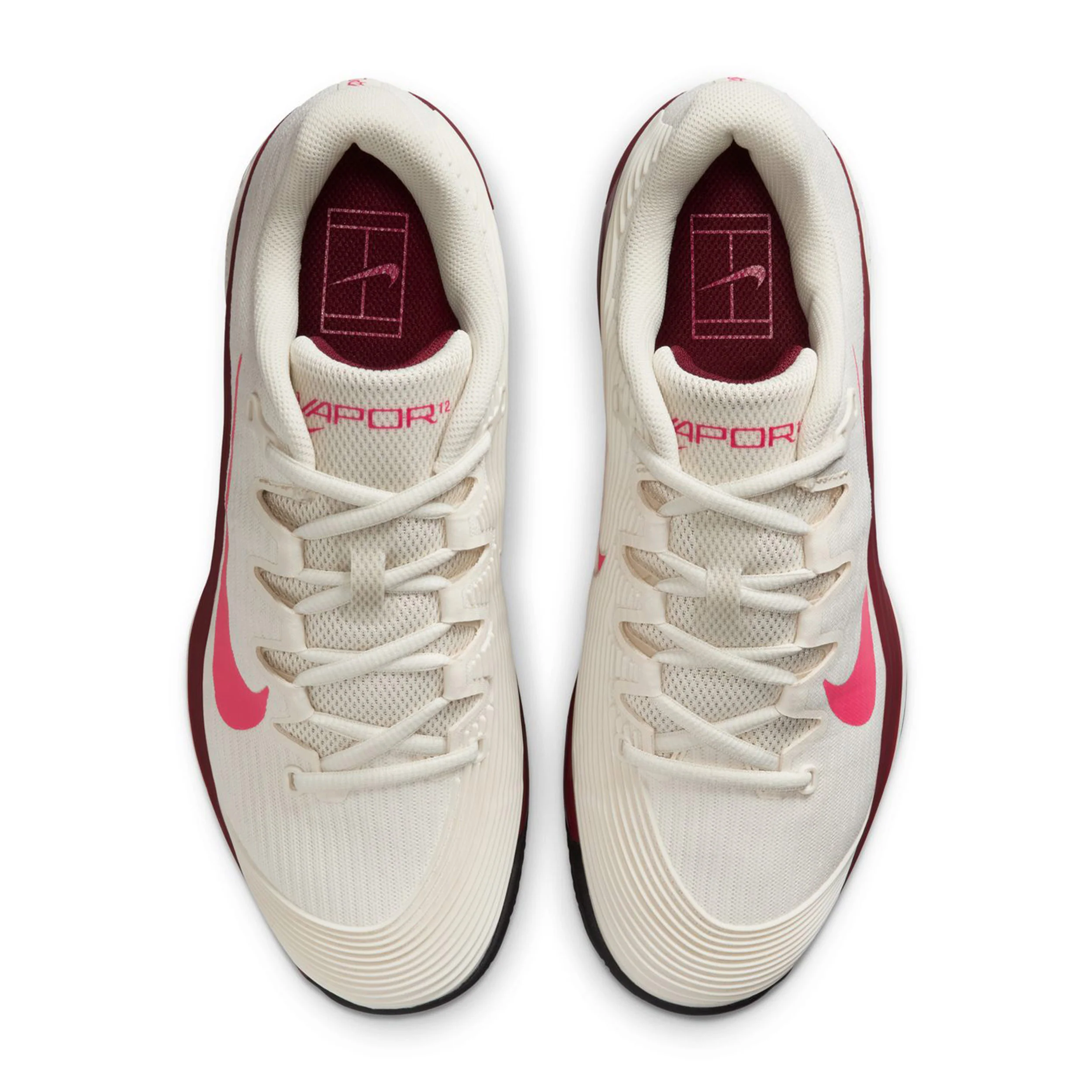Vapor 12 Sandplatzschuh Damen-creme, rot - Image 3