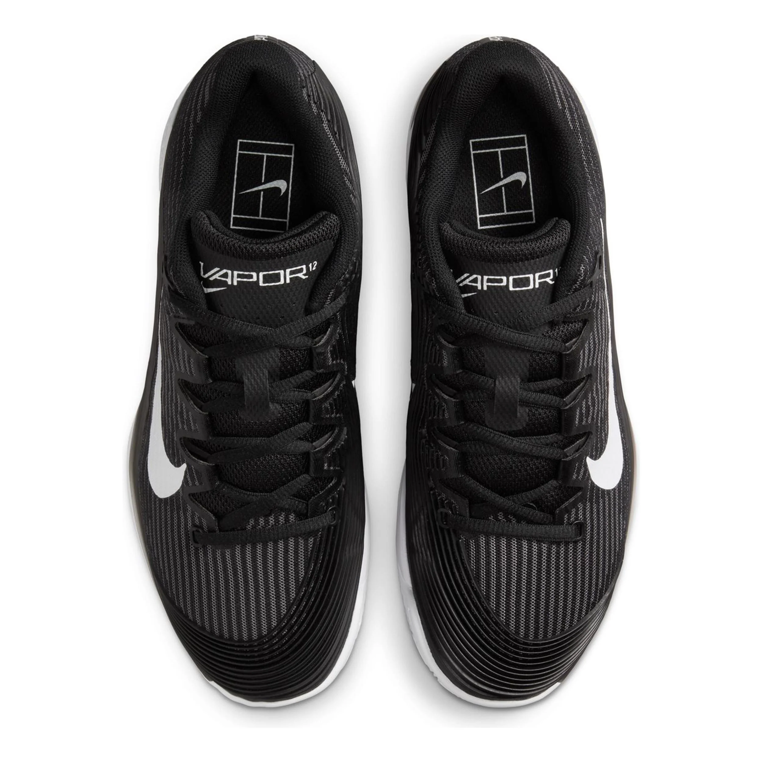 Vapor 12 Sandplatzschuh Damen-schwarz - Image 3