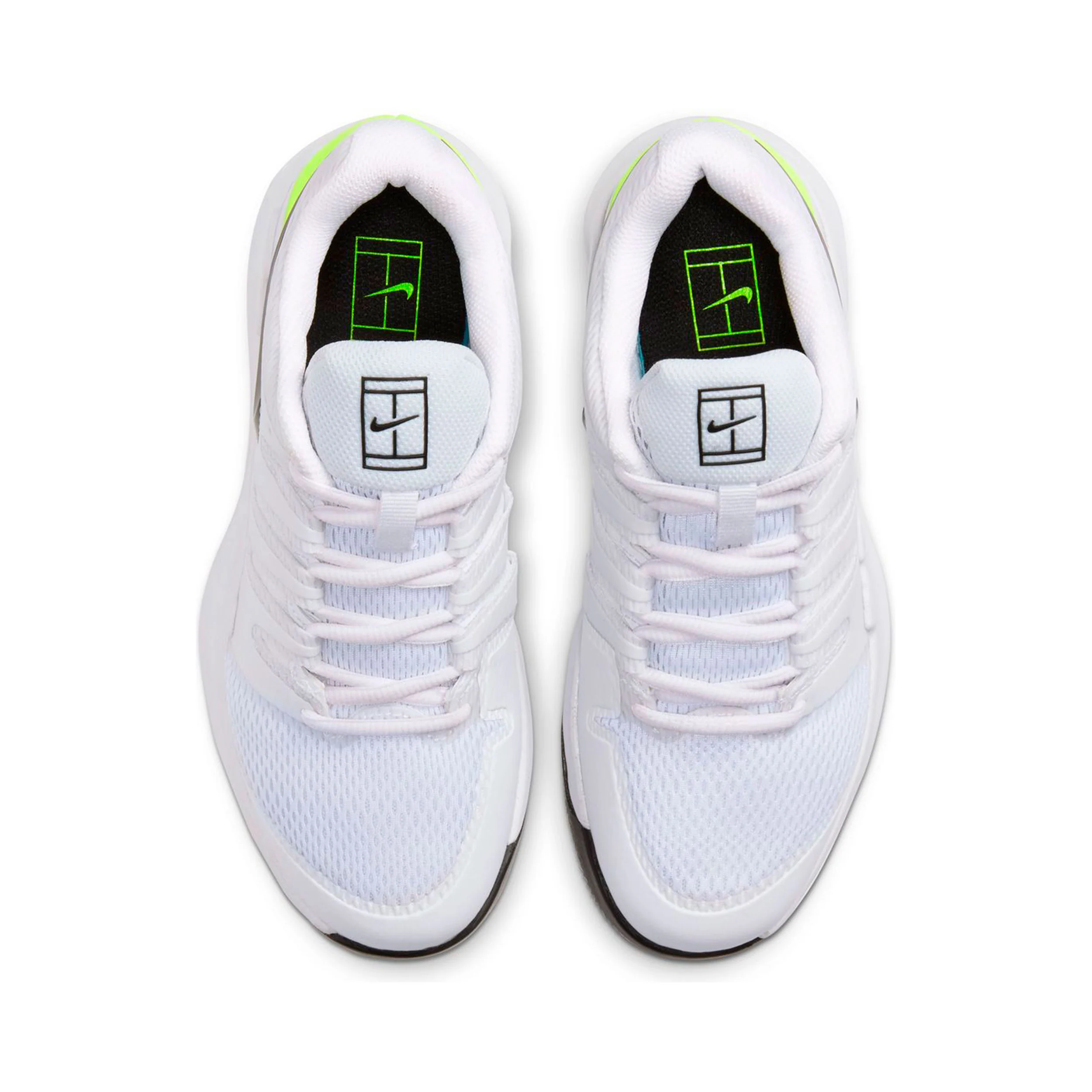 Vapor X Allcourtschuh Kinder-weiß, neongrün - Image 3