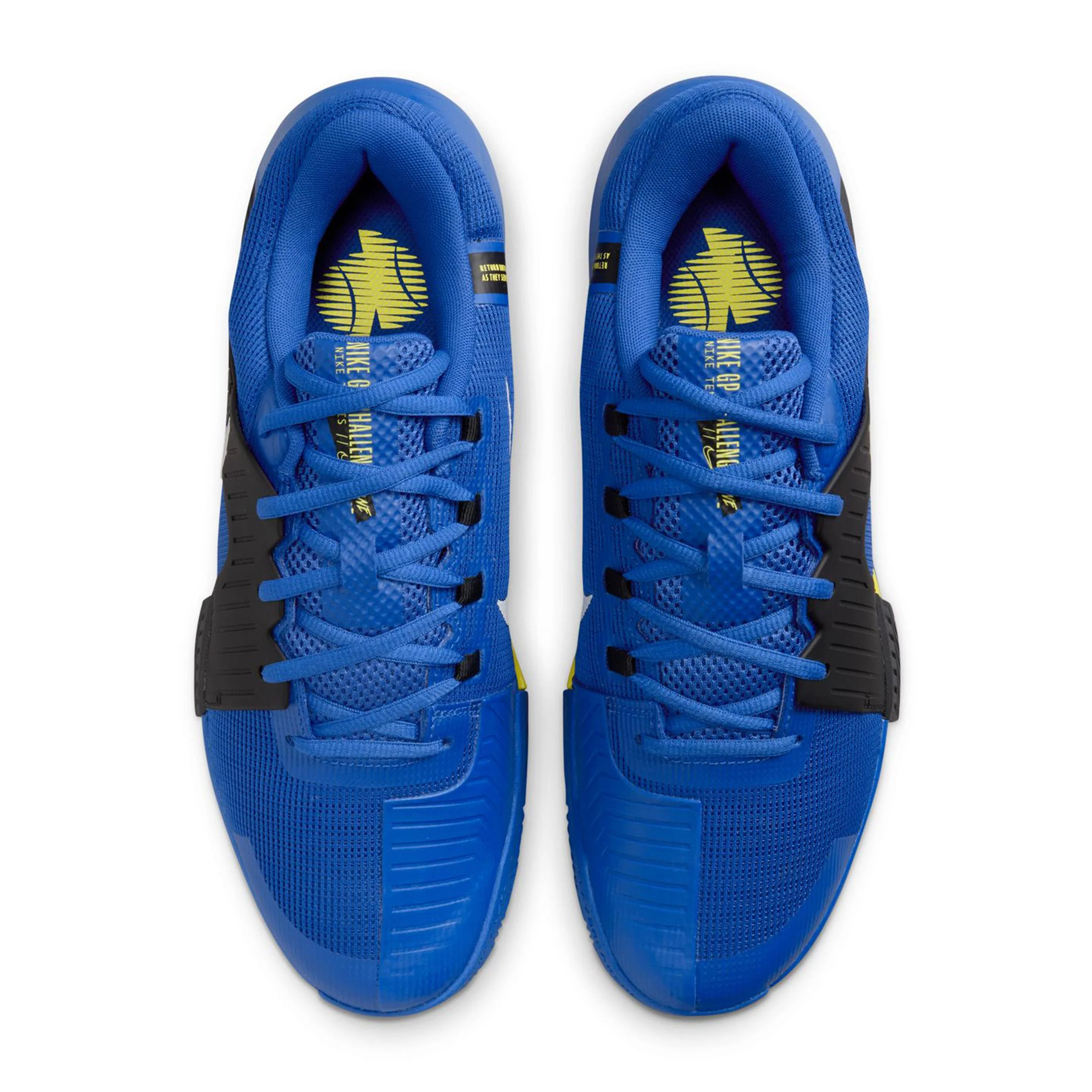 Zoom GP Challenge 1 Sandplatzschuh Herren-Blau,Gelb - Image 3