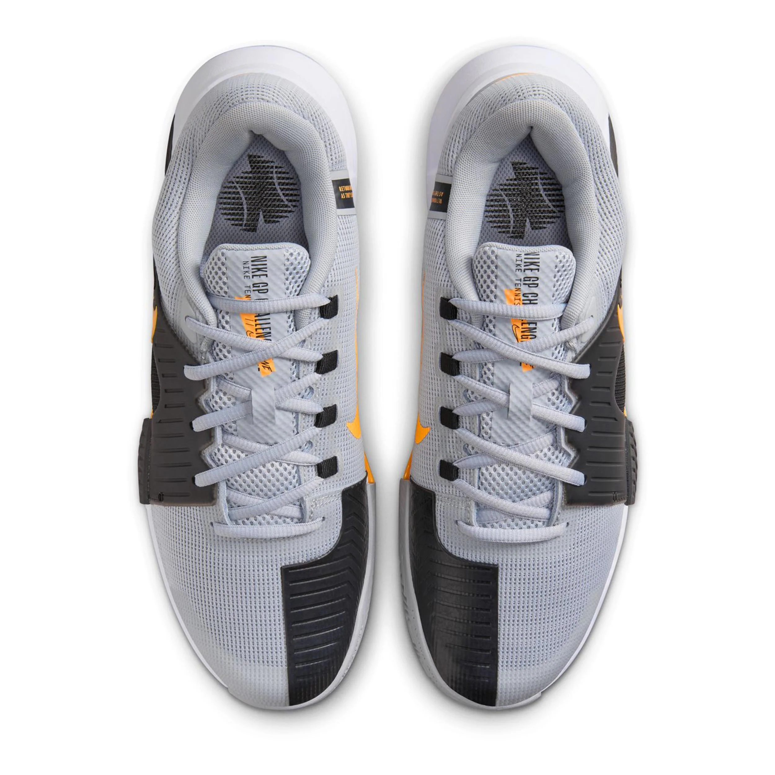 Zoom GP Challenge 1 Sandplatzschuh Herren-Grau,Orange - Image 3