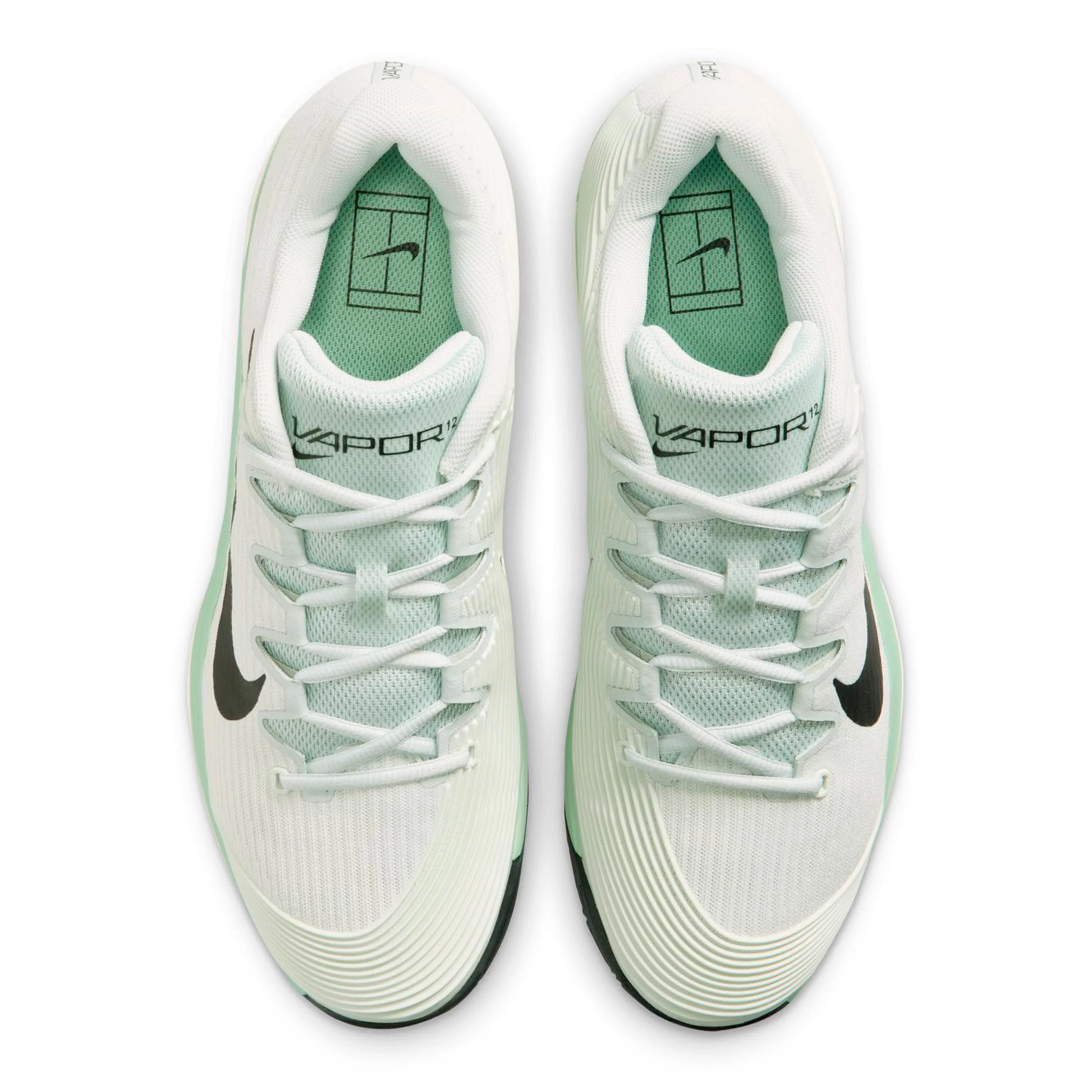 Zoom Vapor 12 Sandplatzschuh Herren - grau, salbei - Image 3
