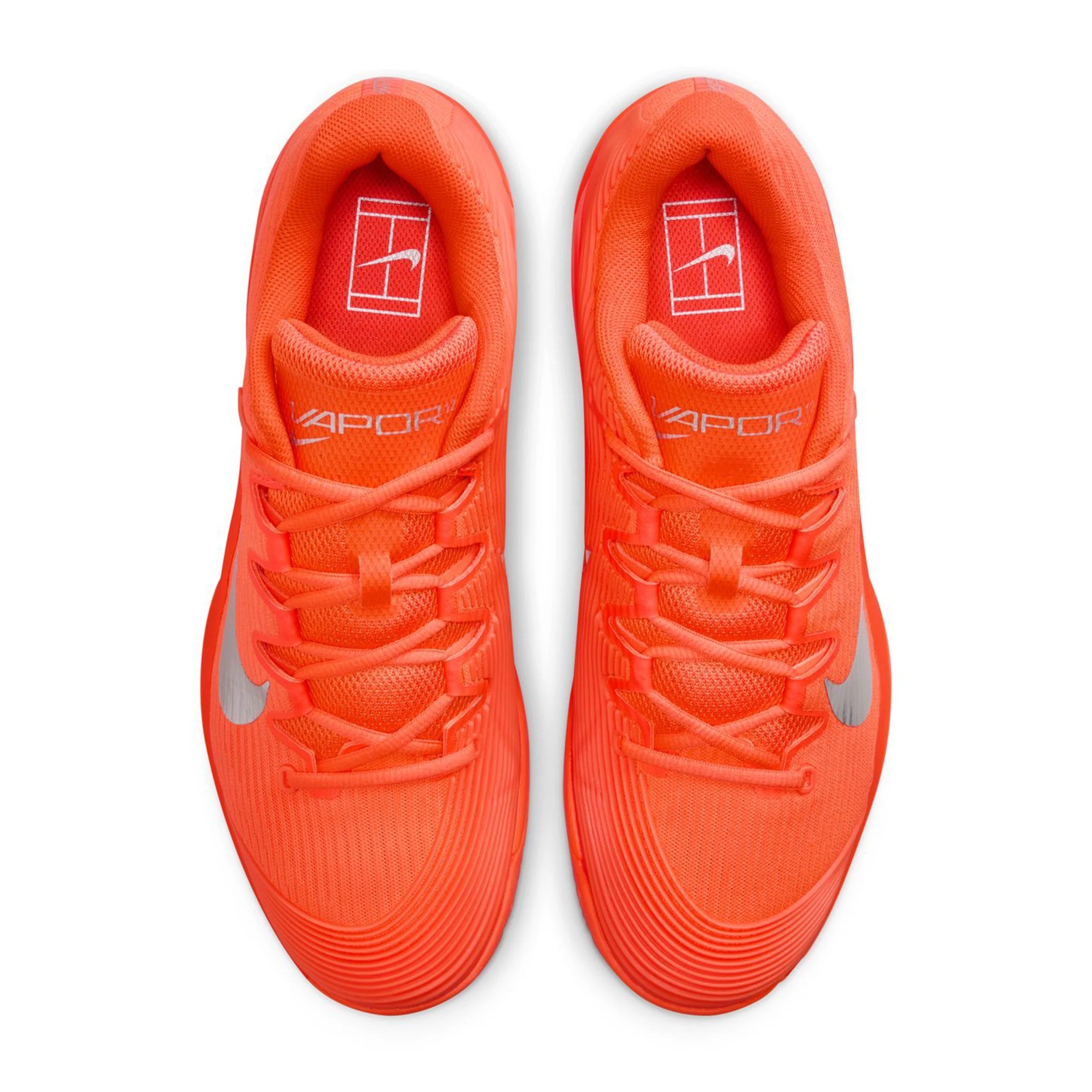 Zoom Vapor 12 Sandplatzschuh Herren-Orange,Silber - Image 3