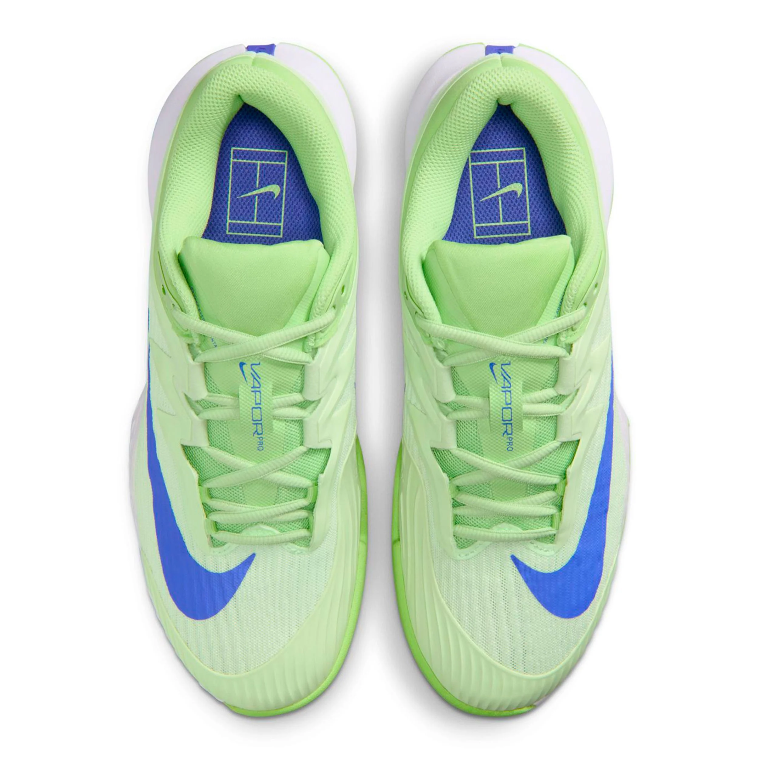 Zoom Vapor Pro 3 Allcourtschuh Damen-hellgrün, blau - Image 3