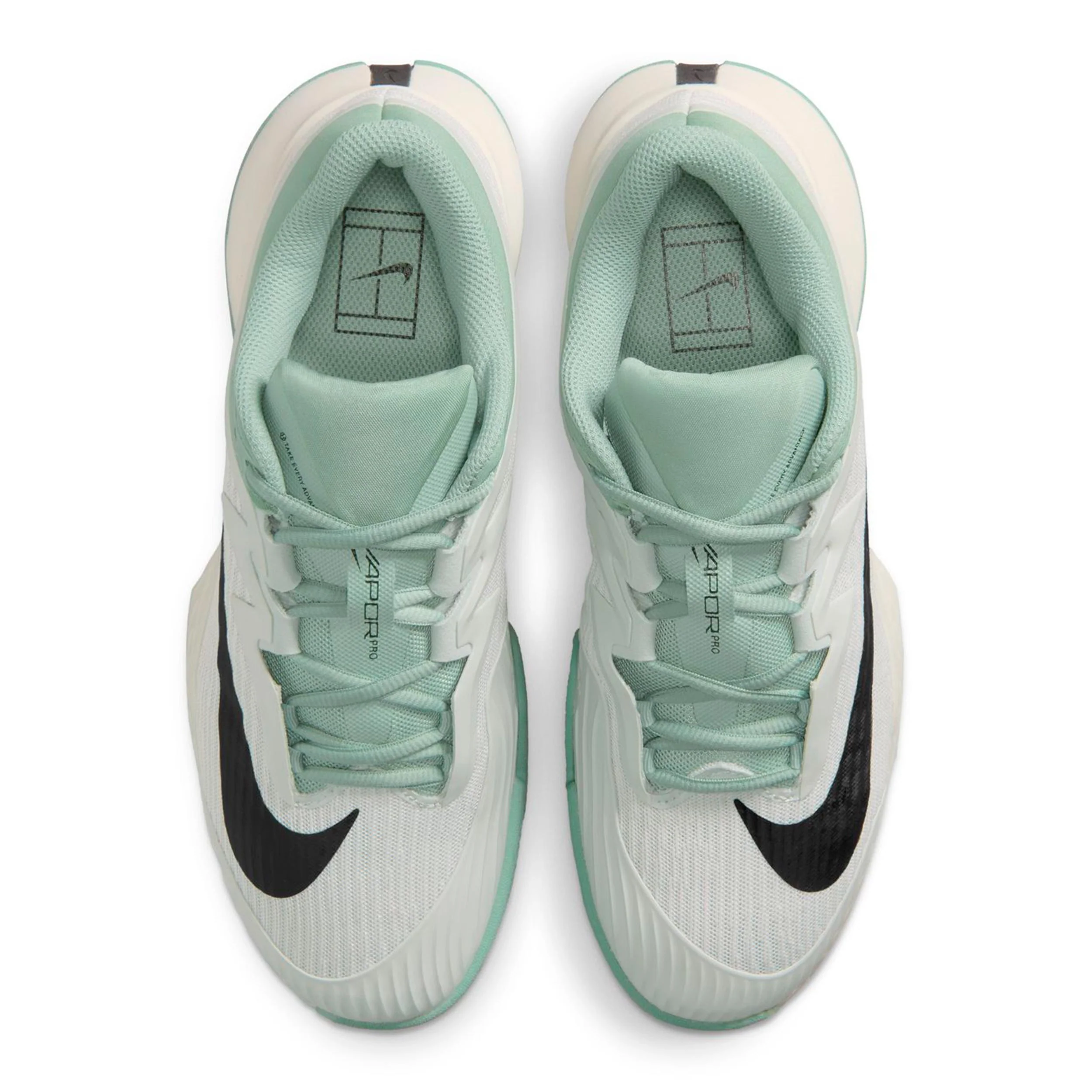 Zoom Vapor Pro 3 Sandplatzschuh Damen - grau, schwarz - Image 3