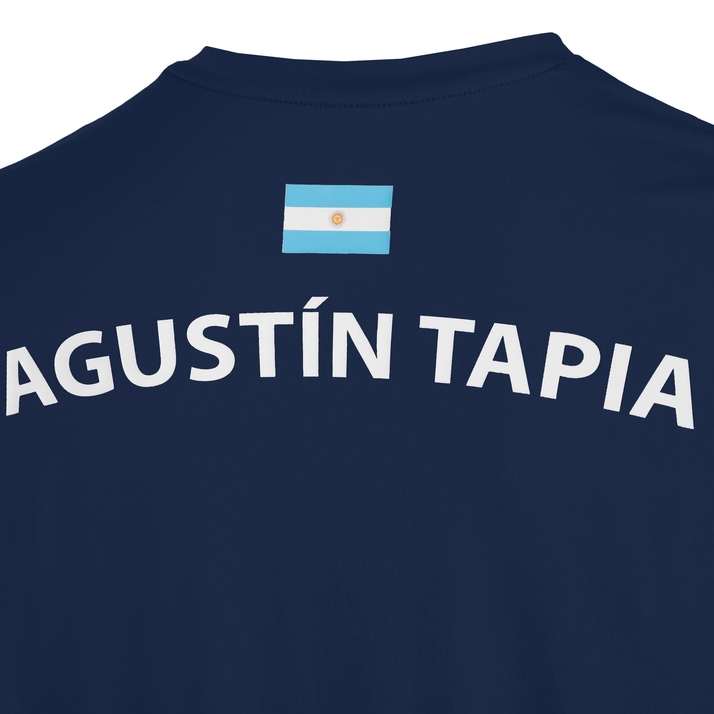 Agustin Tapia  T-Shirt Herren - dunkelblau - Image 5