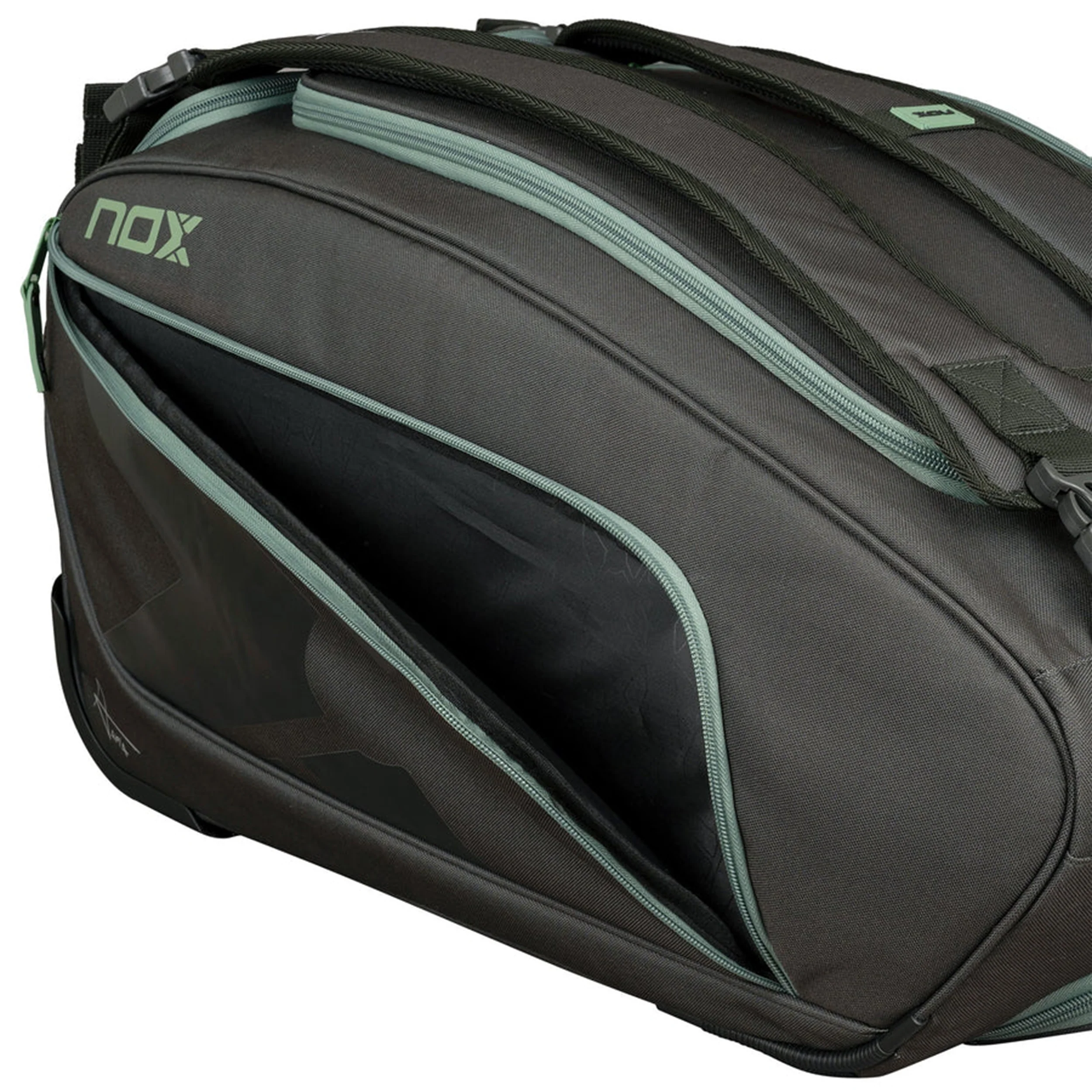 AT10 Competition Padelschlägertasche-Schwarz,Oliv - Image 6