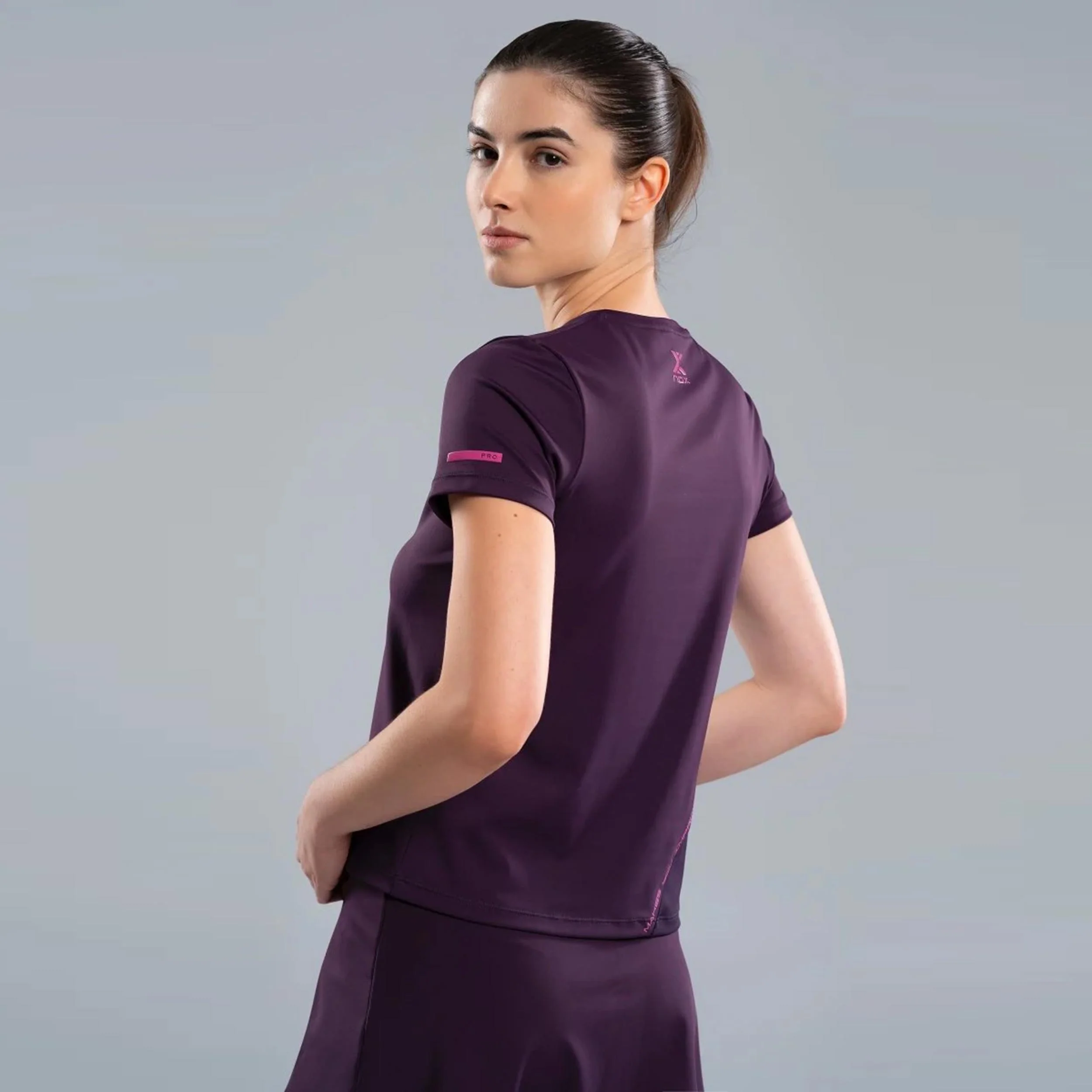 Pro T-Shirt Damen-lila - Image 3