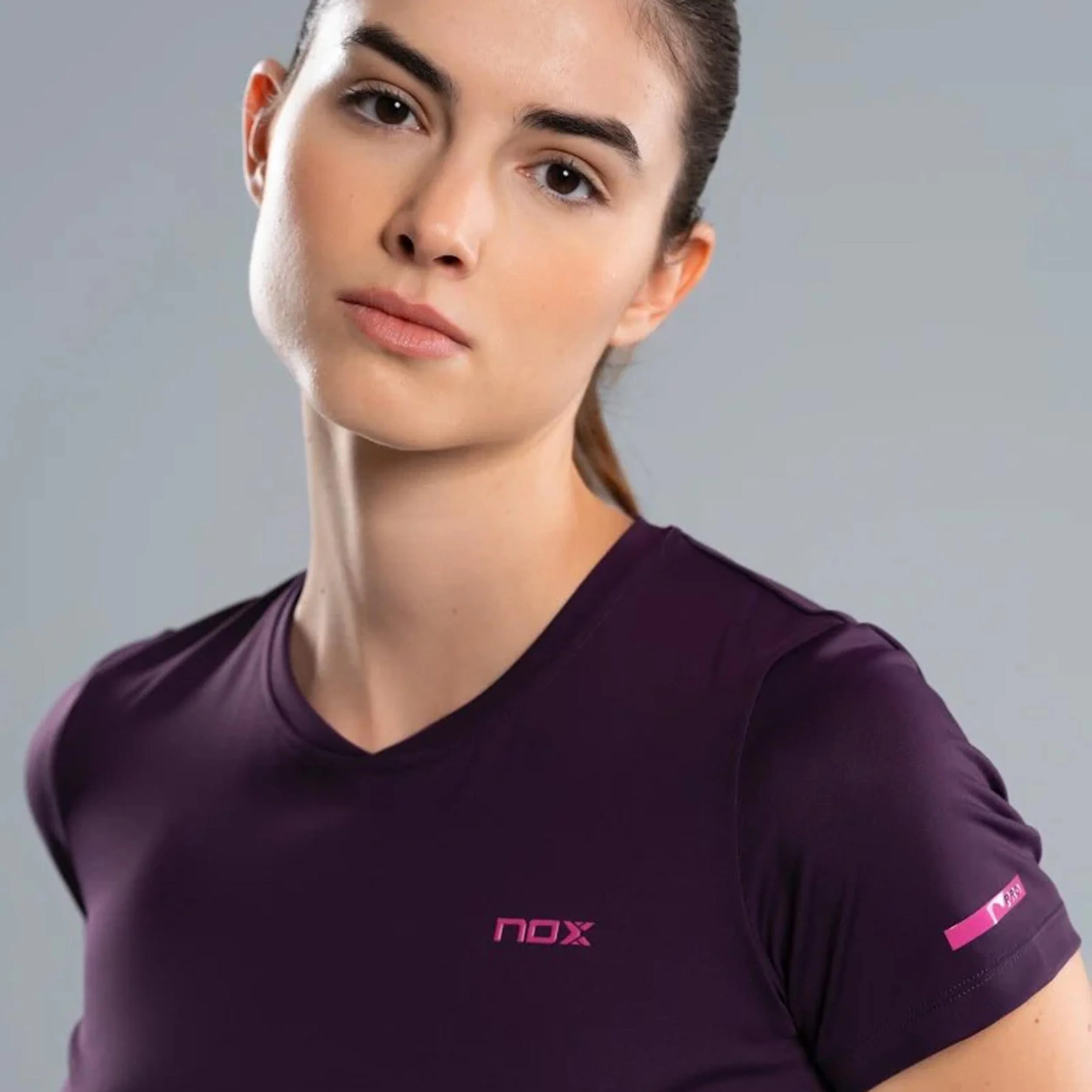 Pro T-Shirt Damen-lila - Image 5