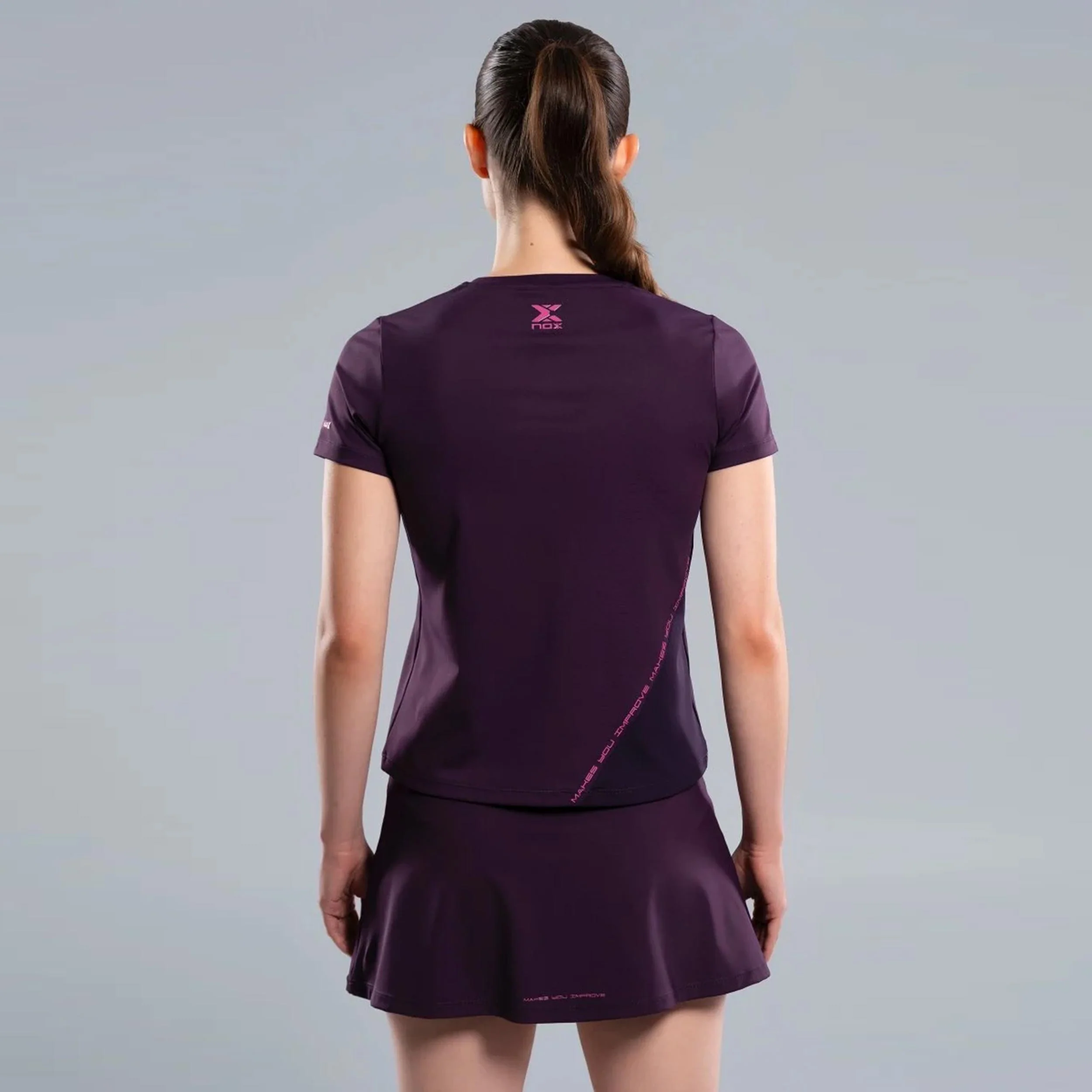 Pro T-Shirt Damen-lila - Image 6
