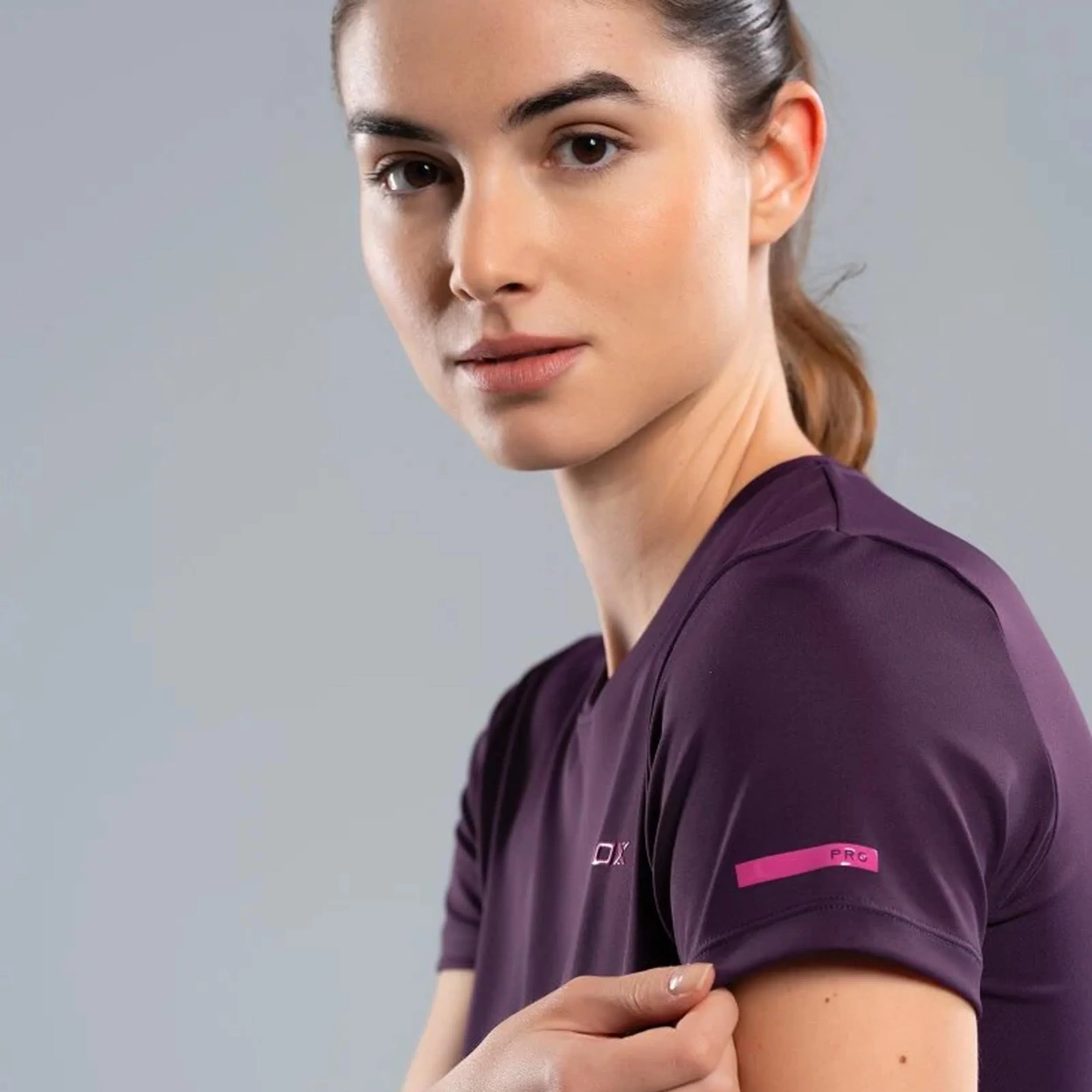 Pro T-Shirt Damen-lila - Image 7
