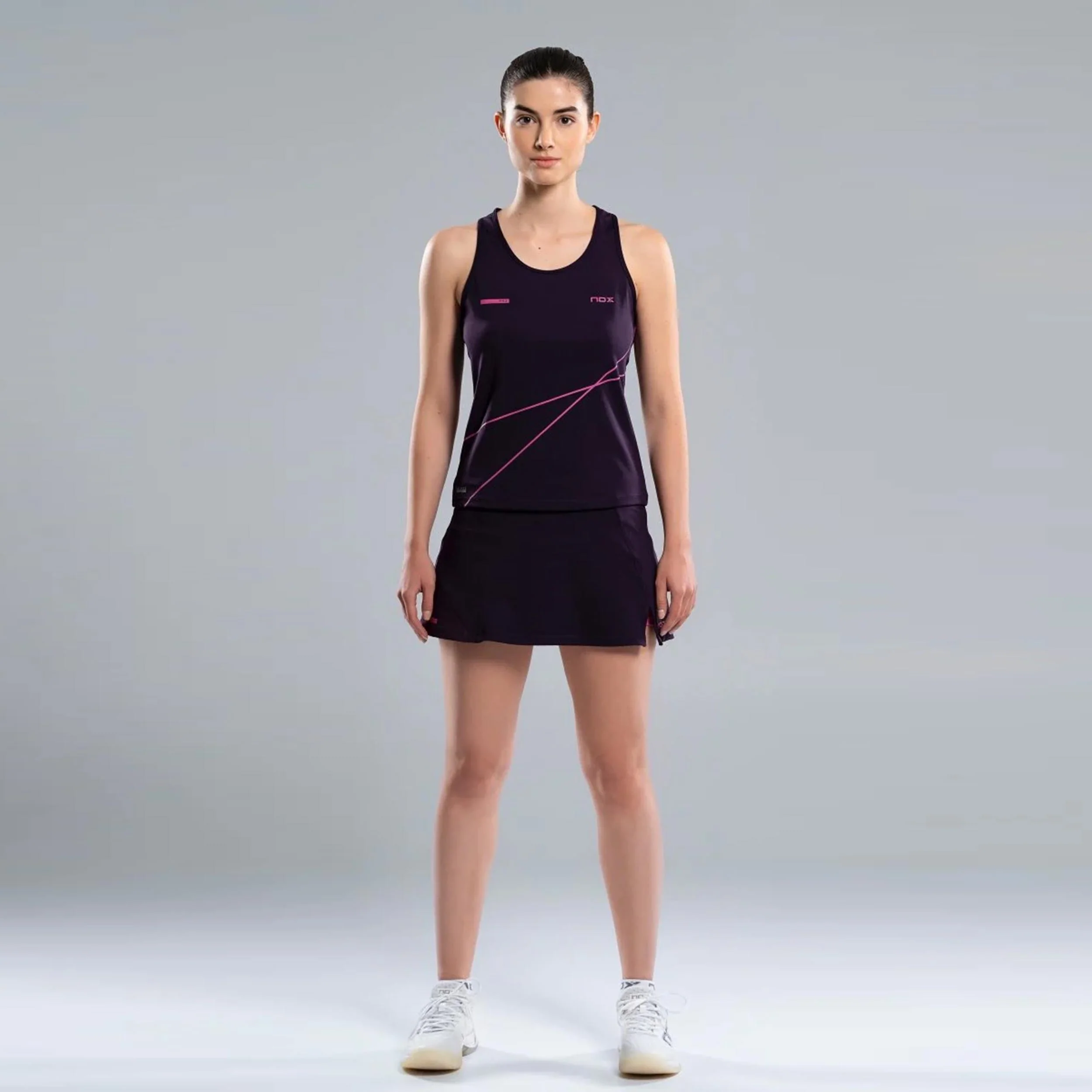 Pro Tank-Top Damen-schwarz,pink - Image 5