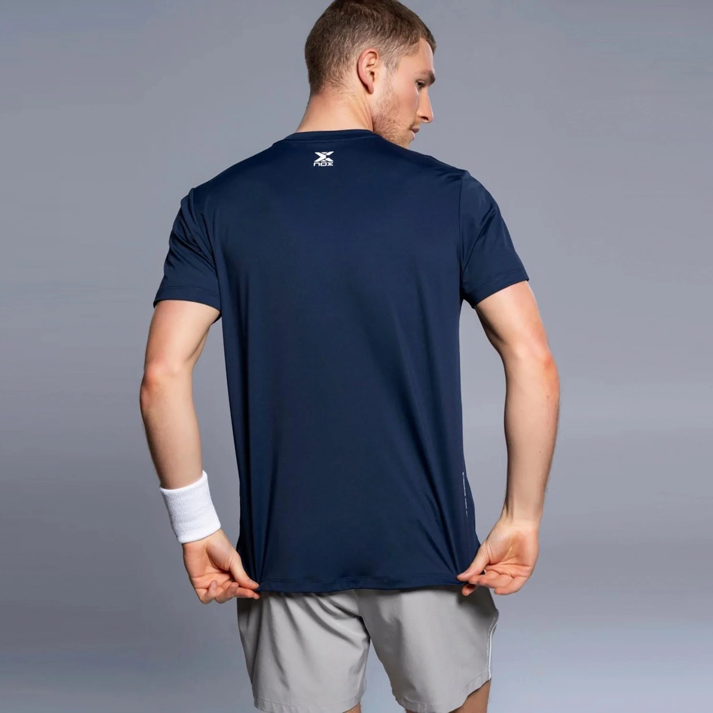 Team T-Shirt Herren - dunkelblau - Image 4