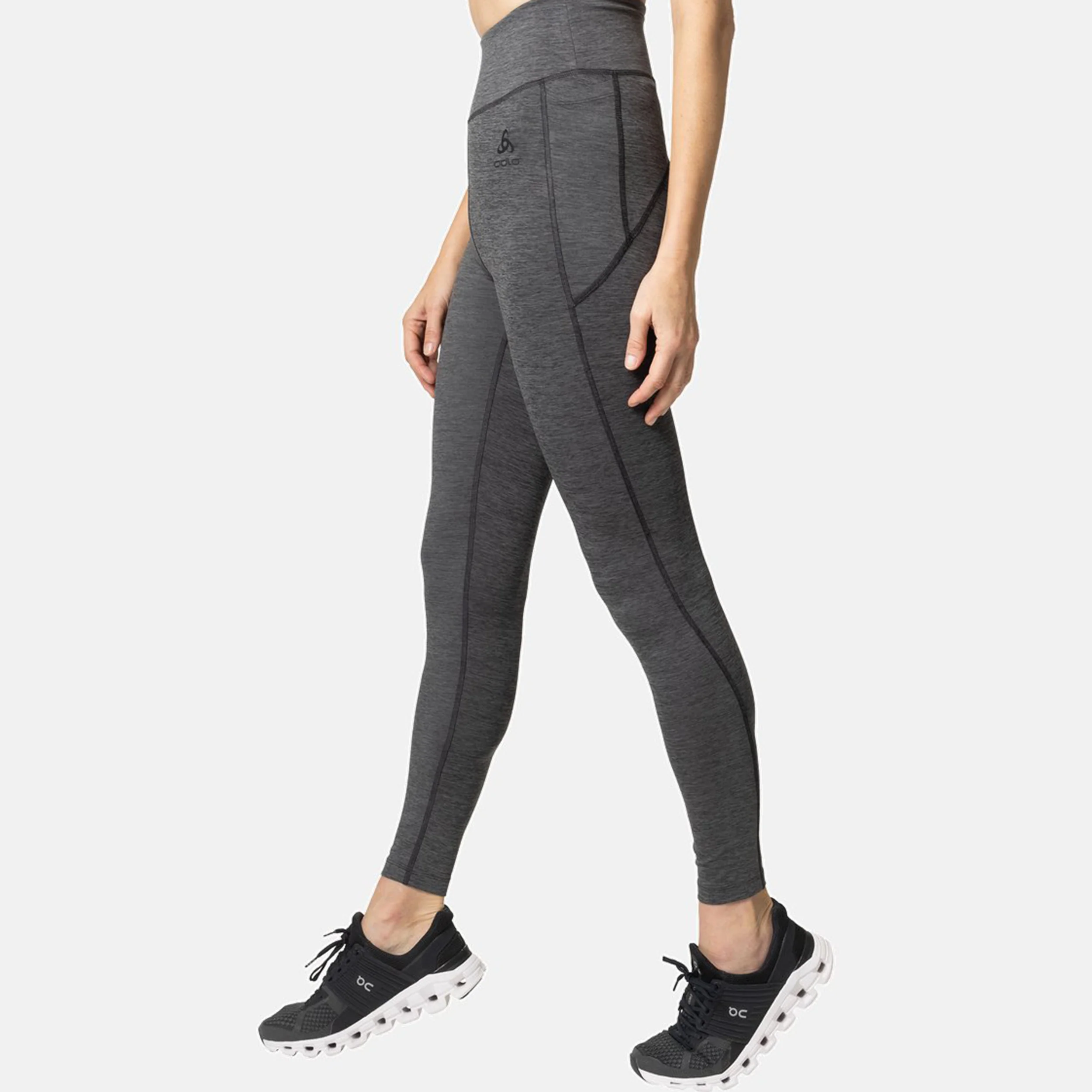 Active 365 Melange Lauftight Damen-Schwarz - Image 3