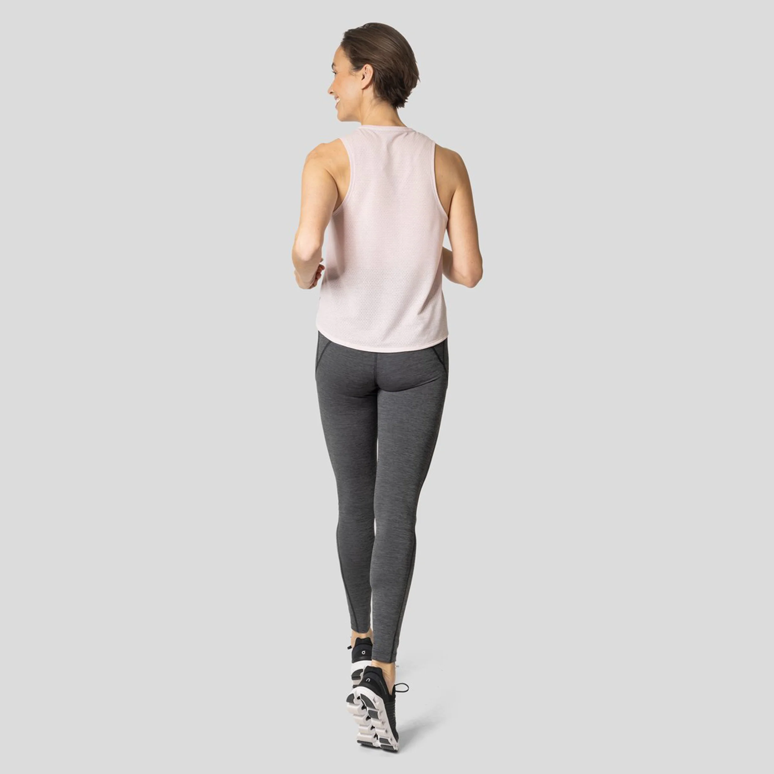 Active 365 Melange Lauftight Damen-Schwarz - Image 5