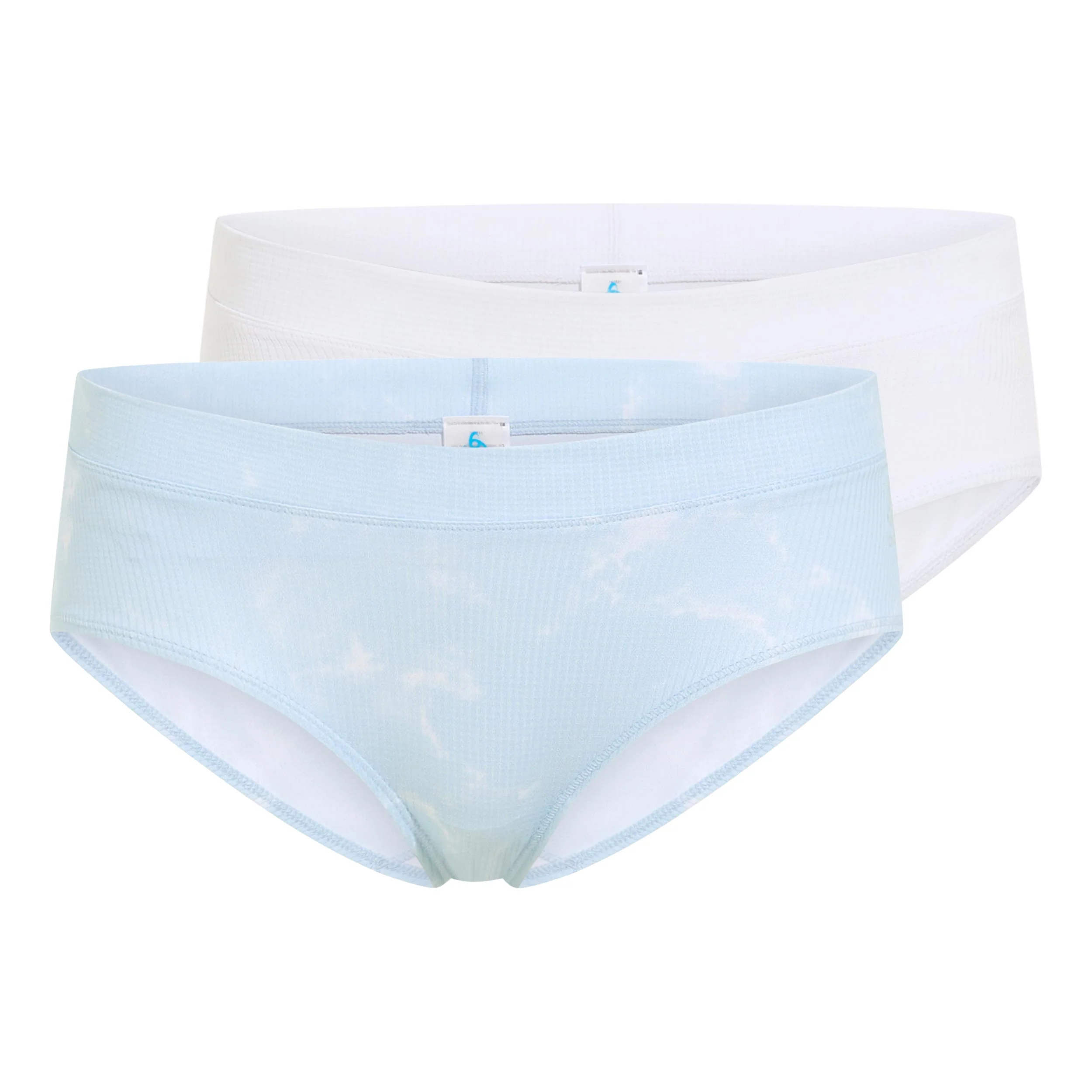 Active Light Graphic 2 pack Panty Damen-hellblau, weiß