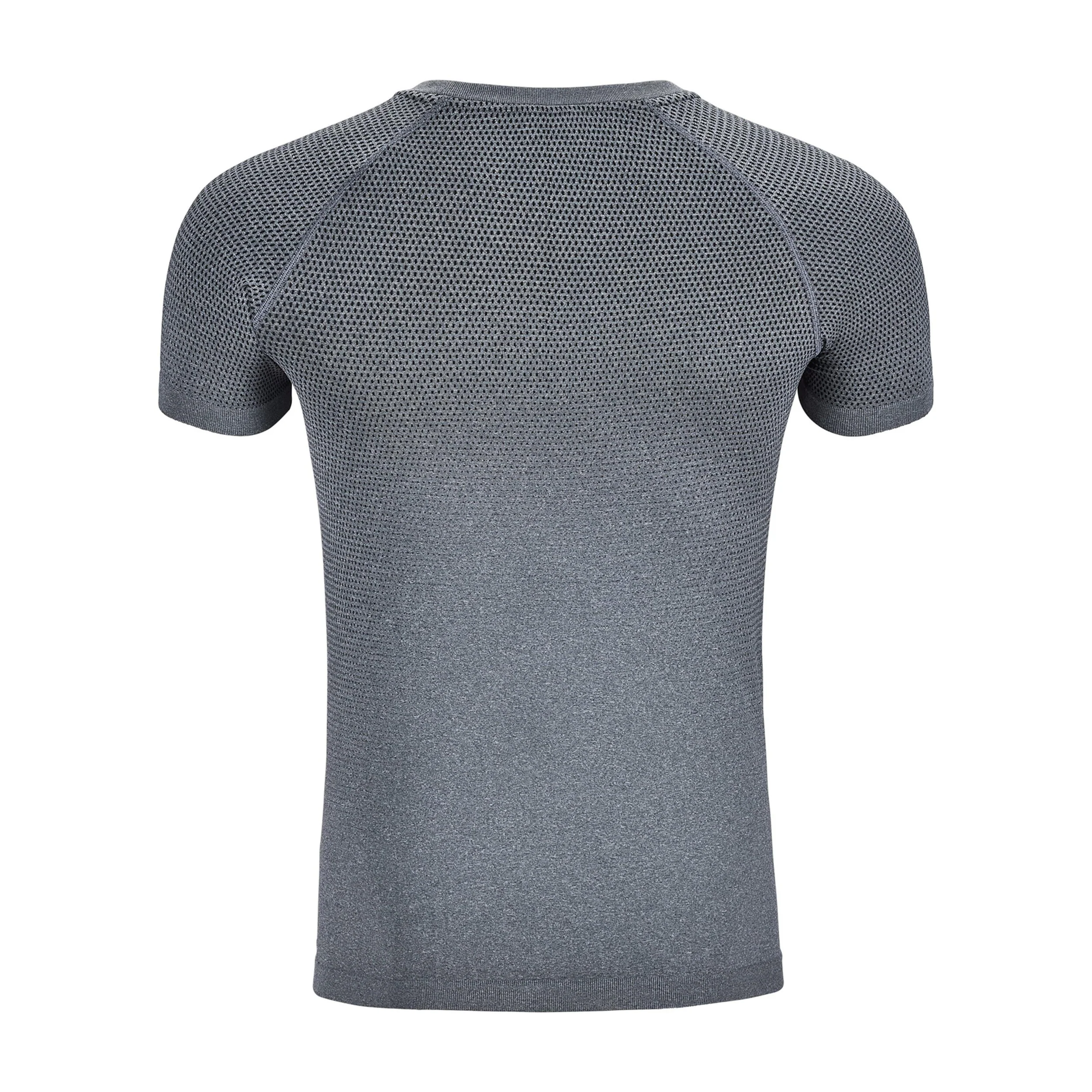 BL Top Crew Neck Shortsleeve Performance Light Eco Laufshirt Herren-Grau - Image 2